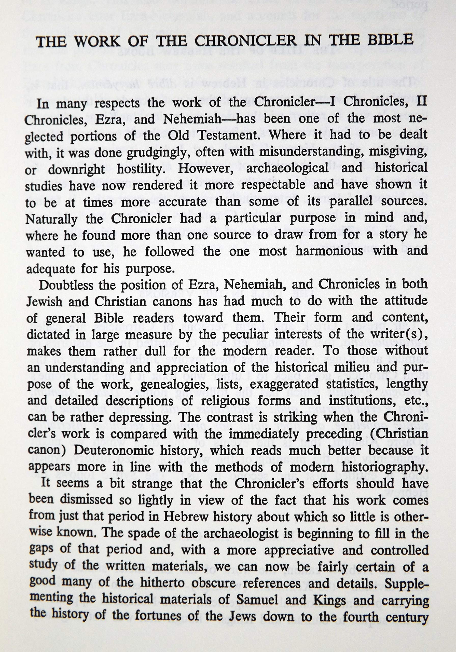 I Chronicles (The Anchor Bible, Vol. 12) used book depot