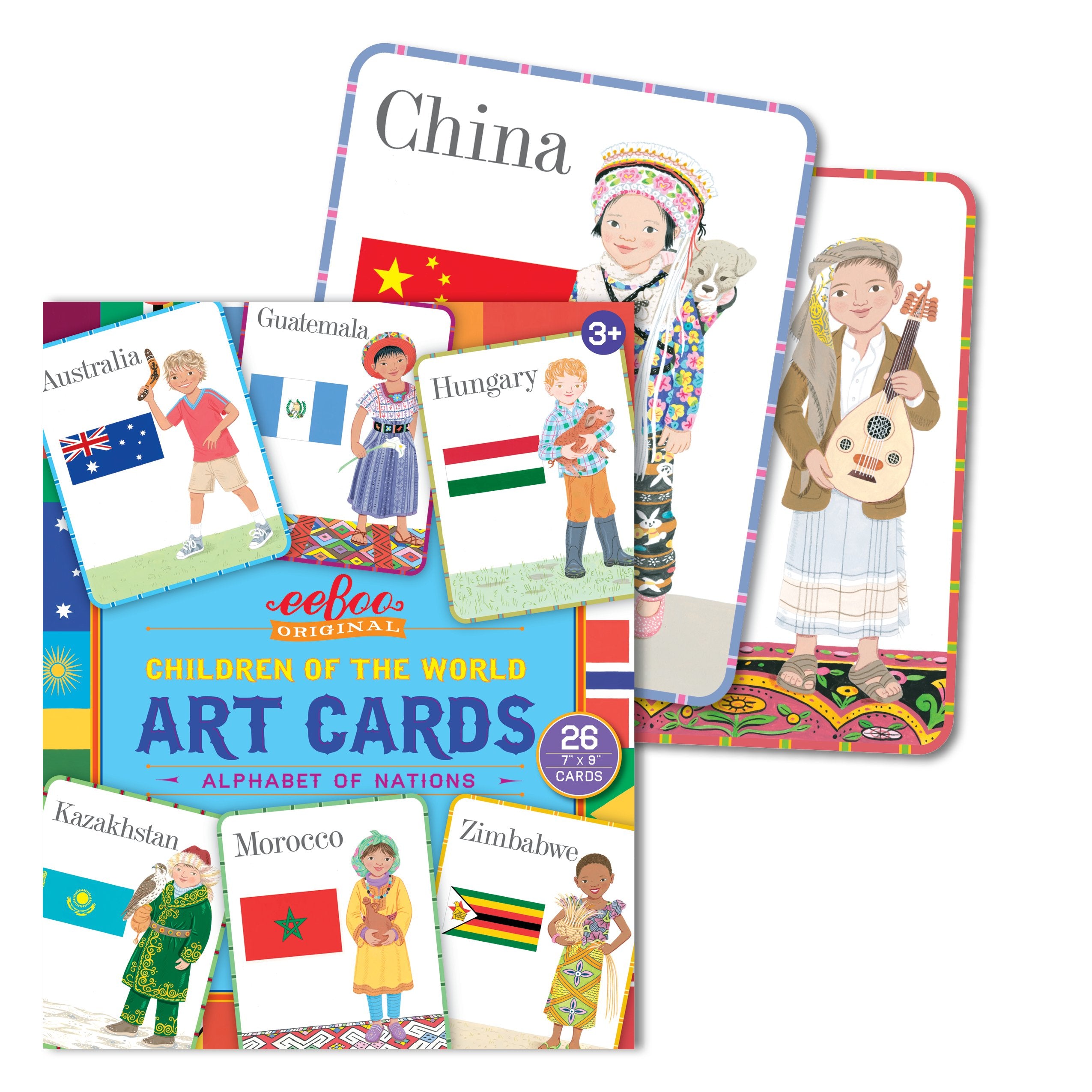 EEBOO Children of The World Art Cards, 1 EA