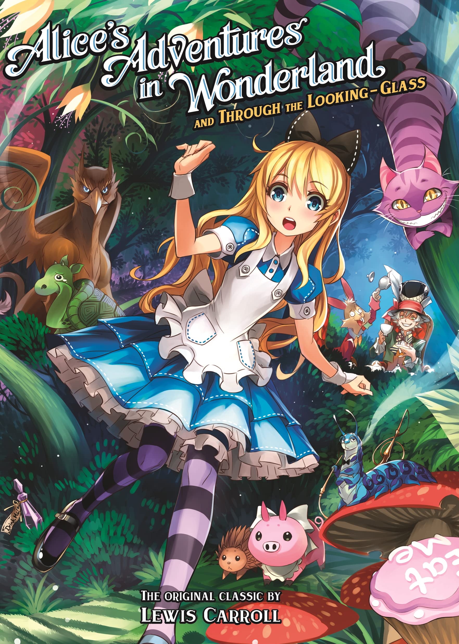 Alice's Adventures in Wonderland and Through the Looking Glass (Illustrated Novel) (Illustrated Classics) used book depot