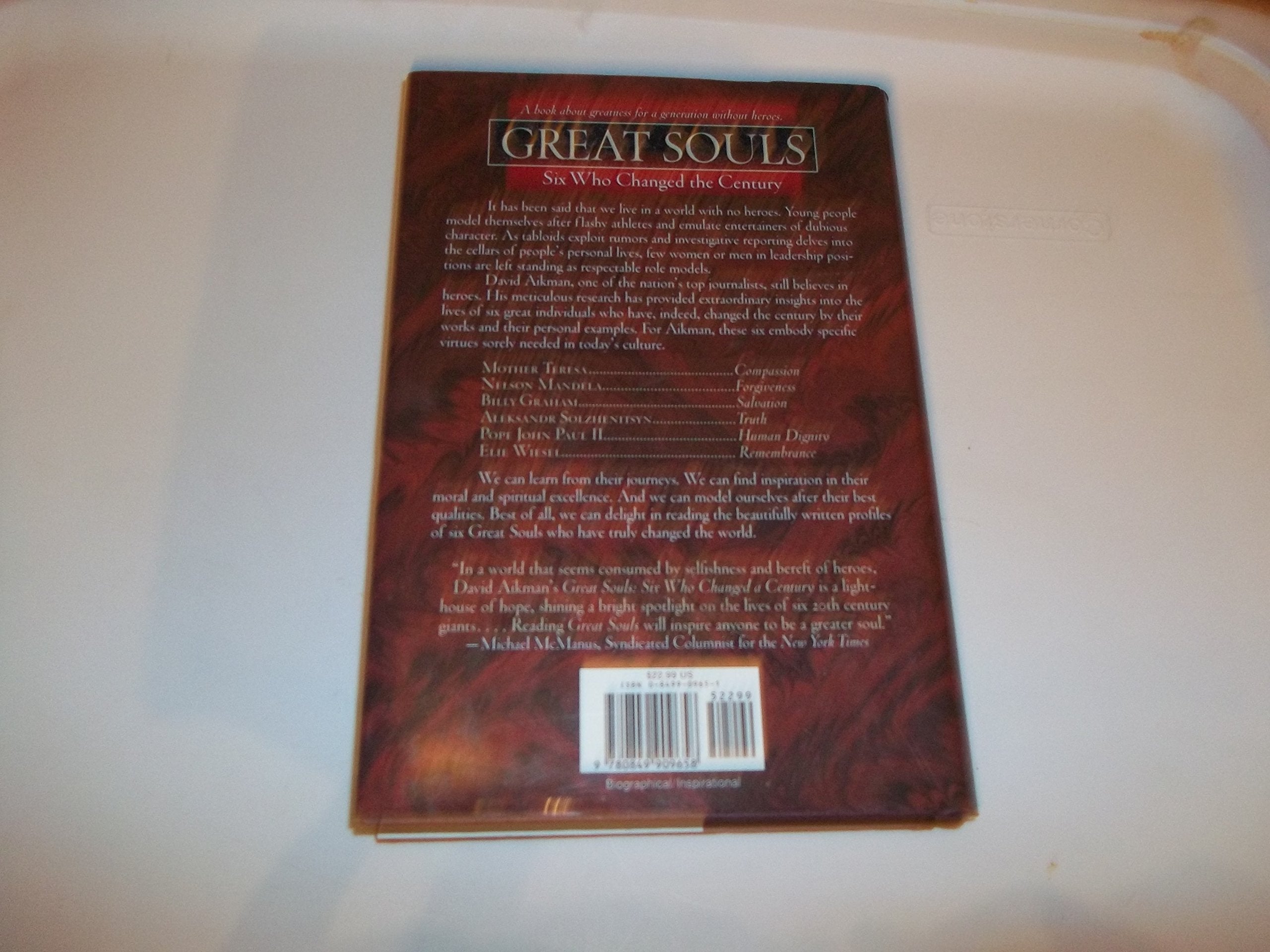 Great Souls: Six Who Changed the Century used book depot