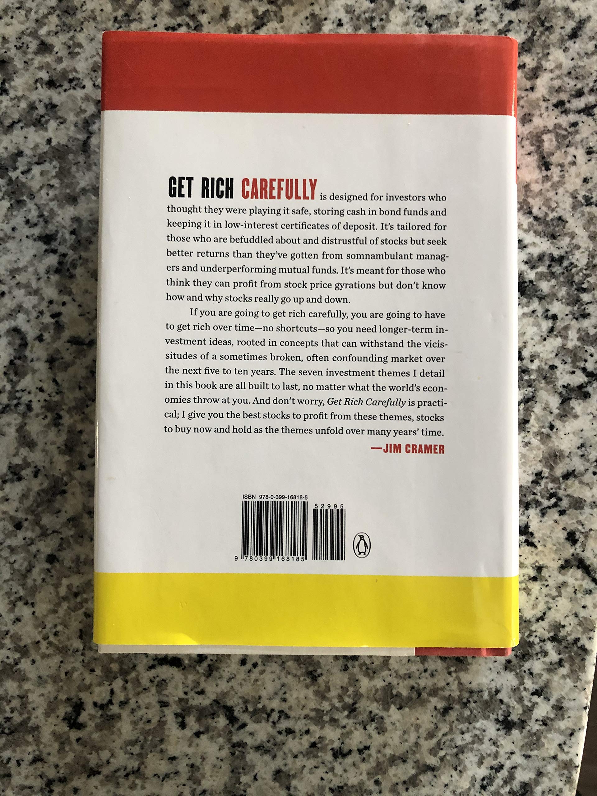 Jim Cramer's Get Rich Carefully used book depot
