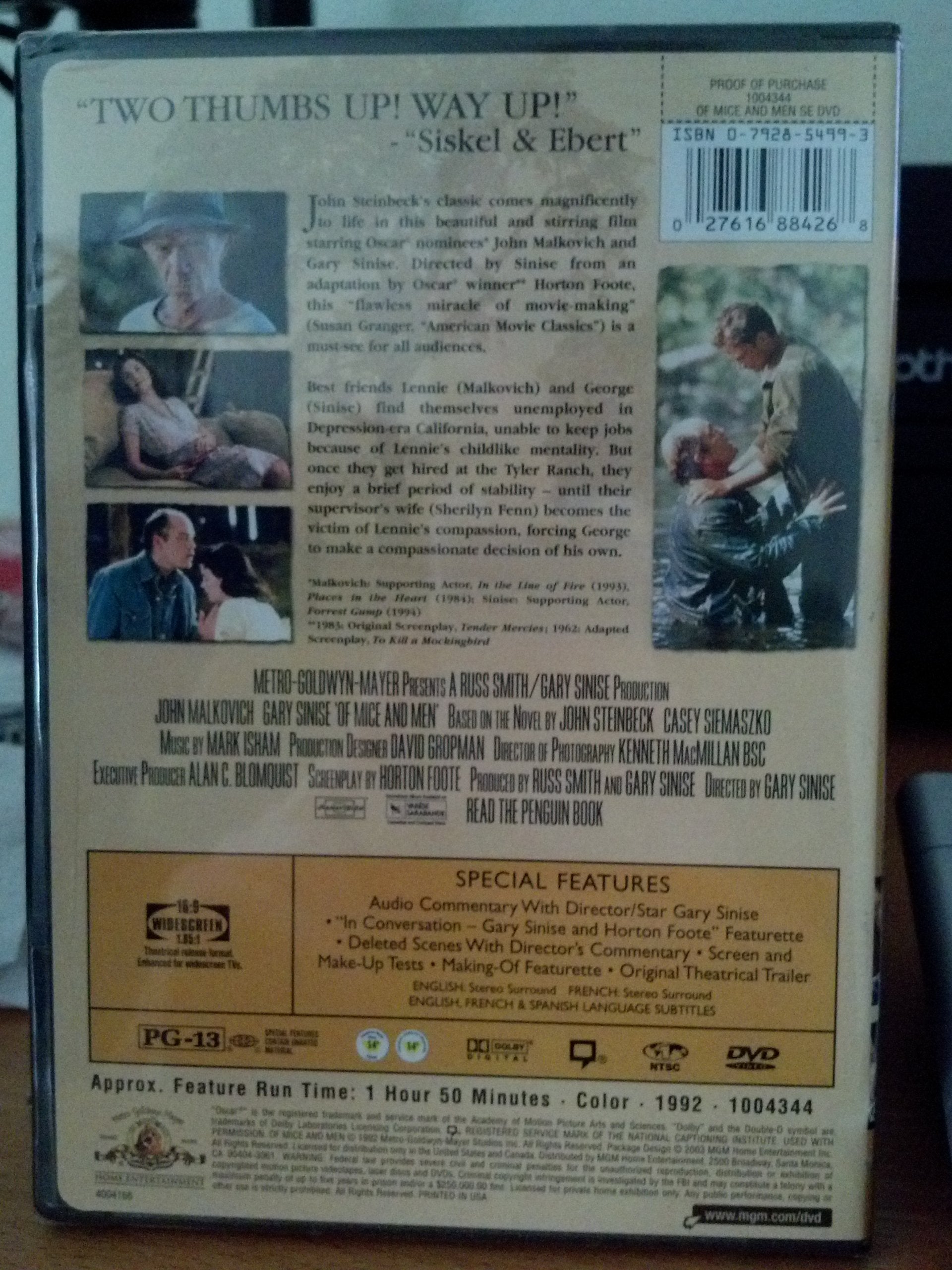 Of Mice And Men [DVD] used book depot
