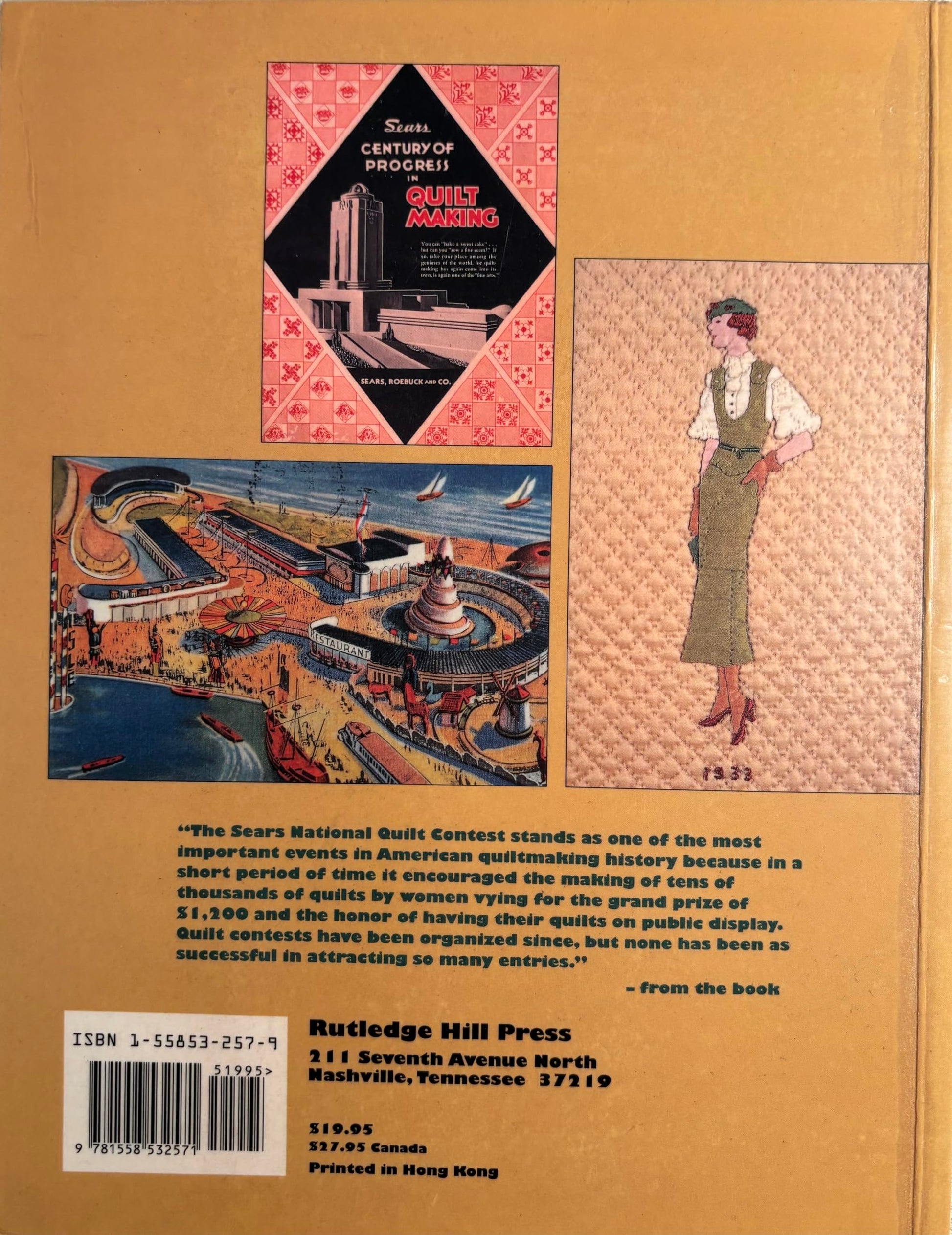 Patchwork Souvenirs of the 1933 World's Fair/the Sears National Quilt Contest and Chicago's Century of Progress Exposition used book depot