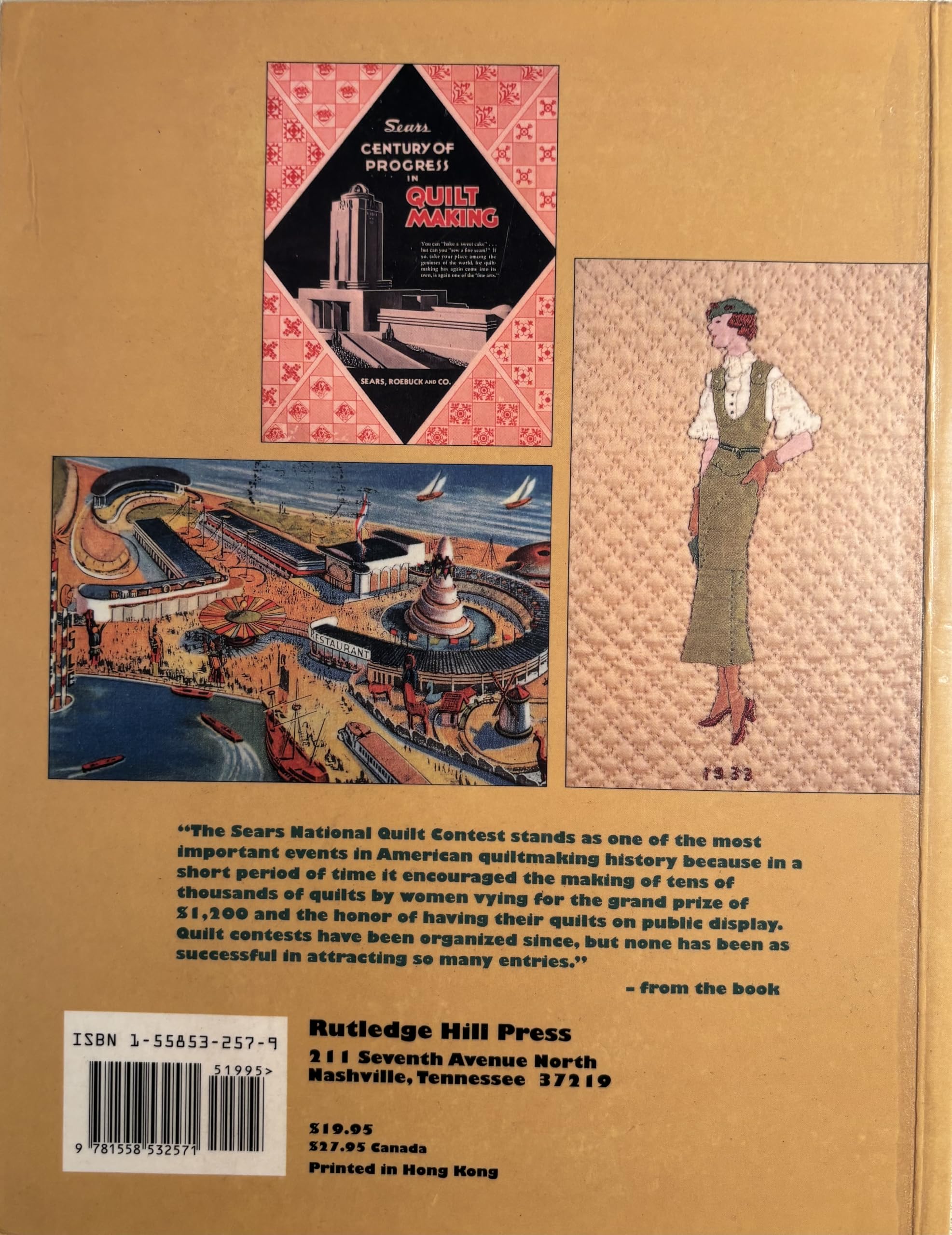 Patchwork Souvenirs of the 1933 World's Fair/the Sears National Quilt Contest and Chicago's Century of Progress Exposition used book depot