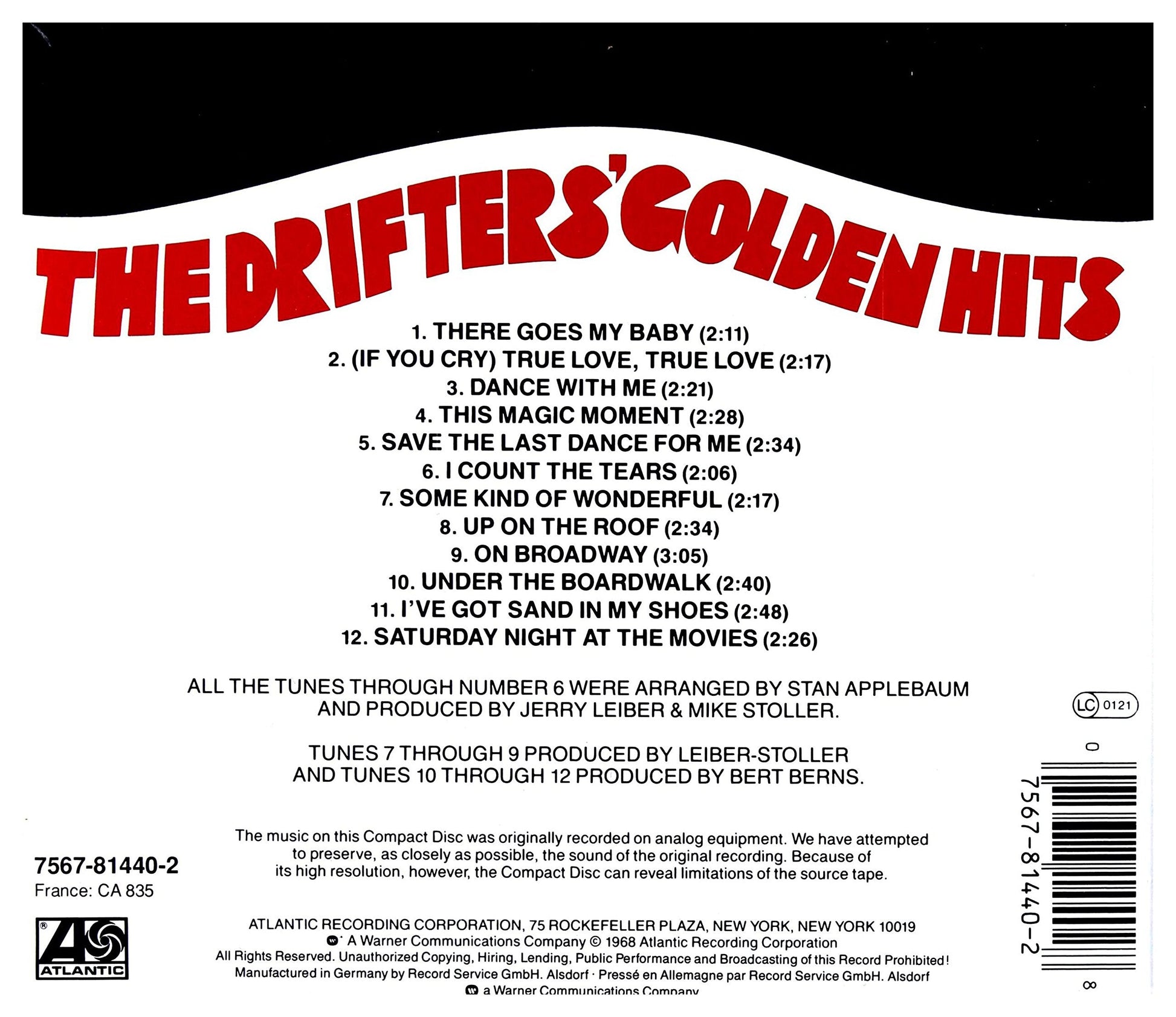 The Drifters' Golden Hits used book depot