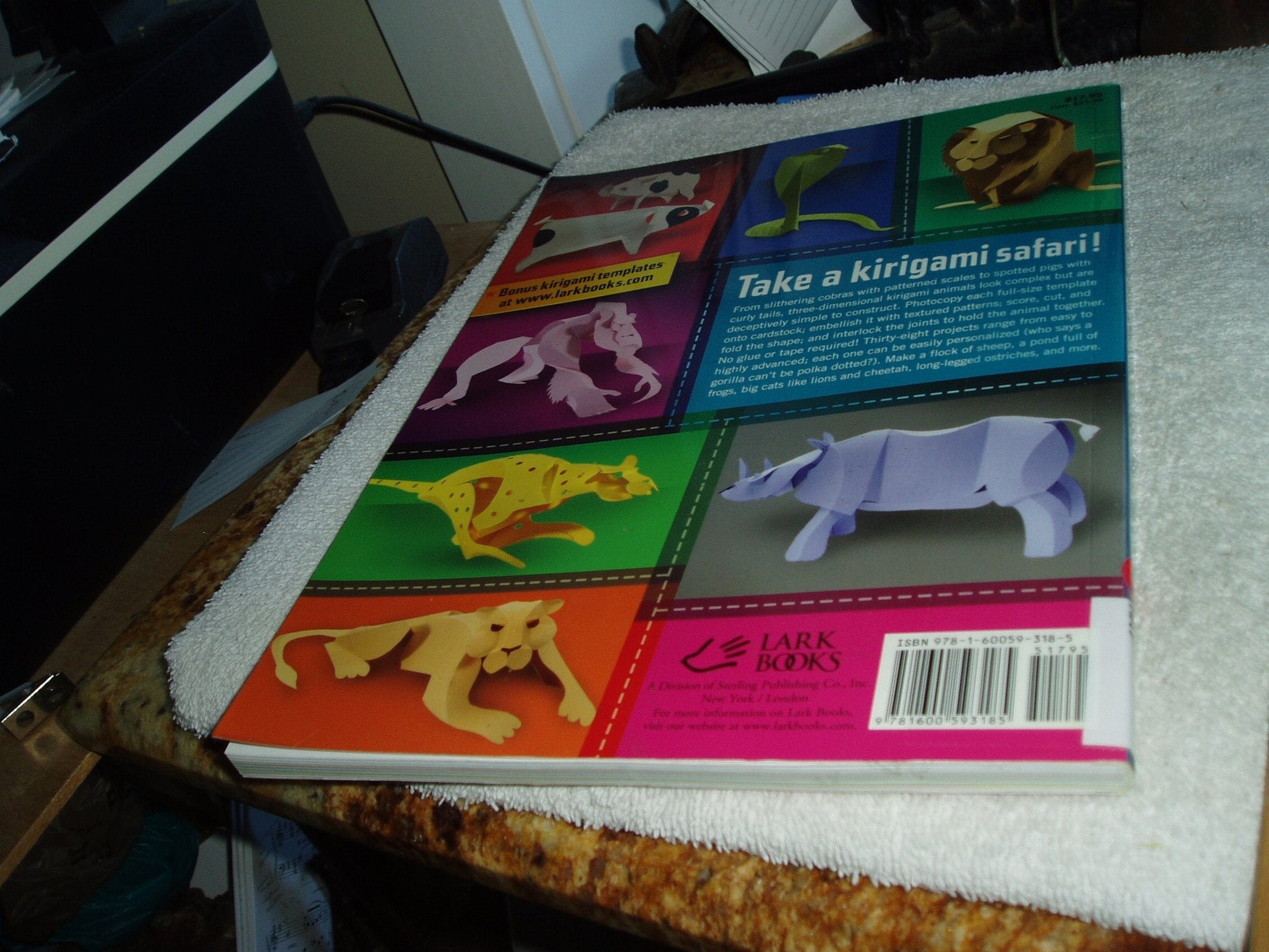 Kirigami Menagerie: 38 Paper Animals to Copy, Cut & Fold used book depot