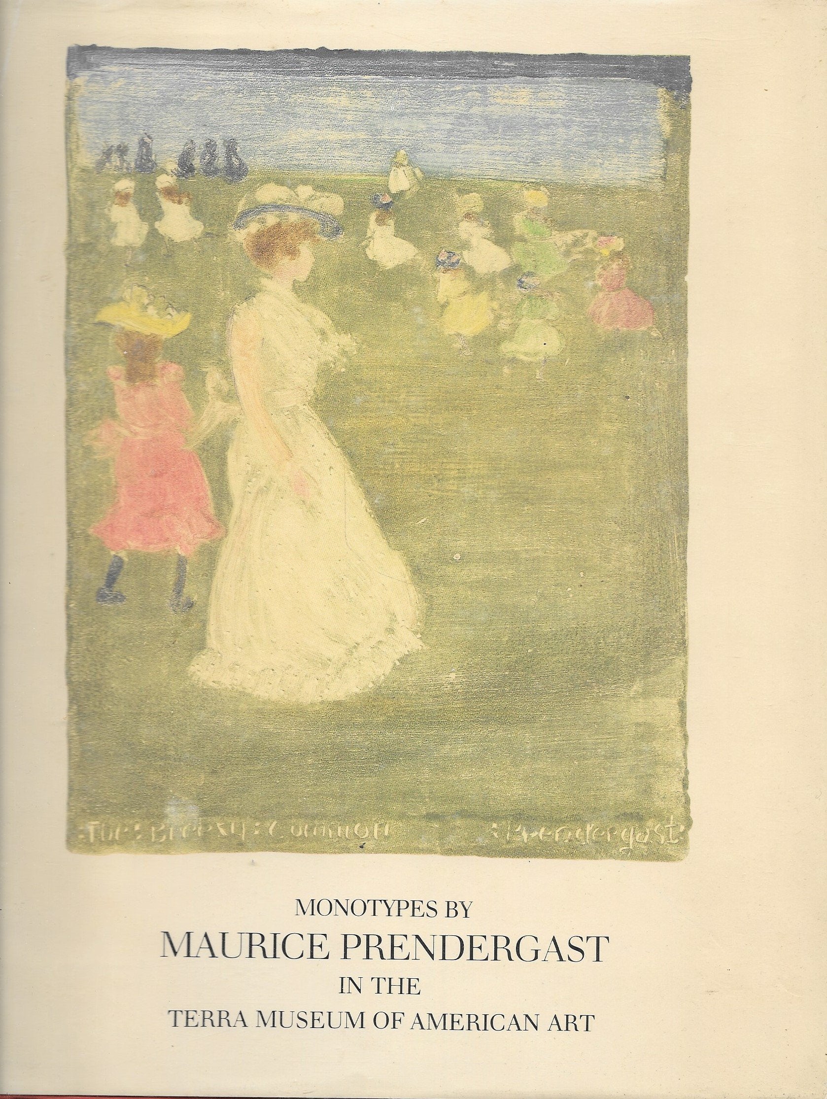 Monotypes by Maurice Prendergast in the Terra Museum of American Art used book depot