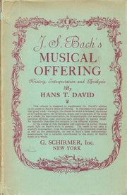 J.S. Bach's Musical Offering: History, Interpretation and Analysis used book depot