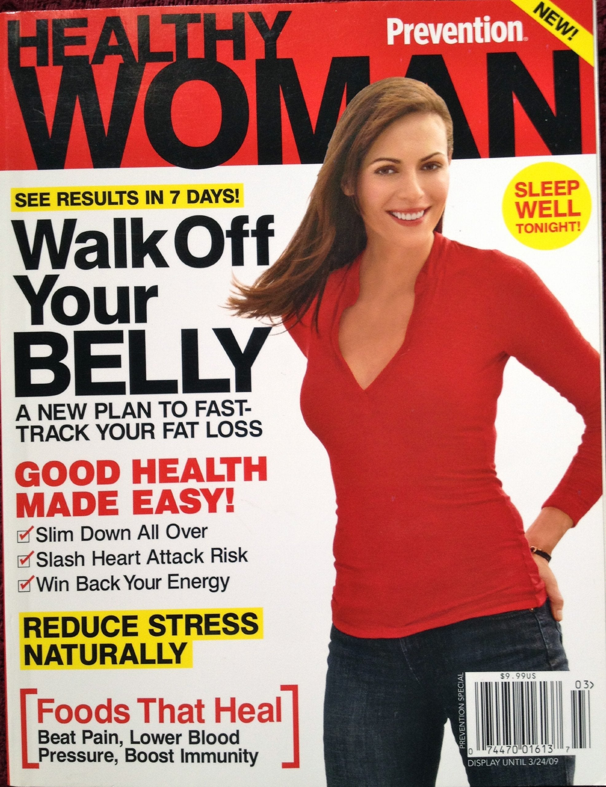 Prevention Healthy Woman Walk Off Your Belly used book depot
