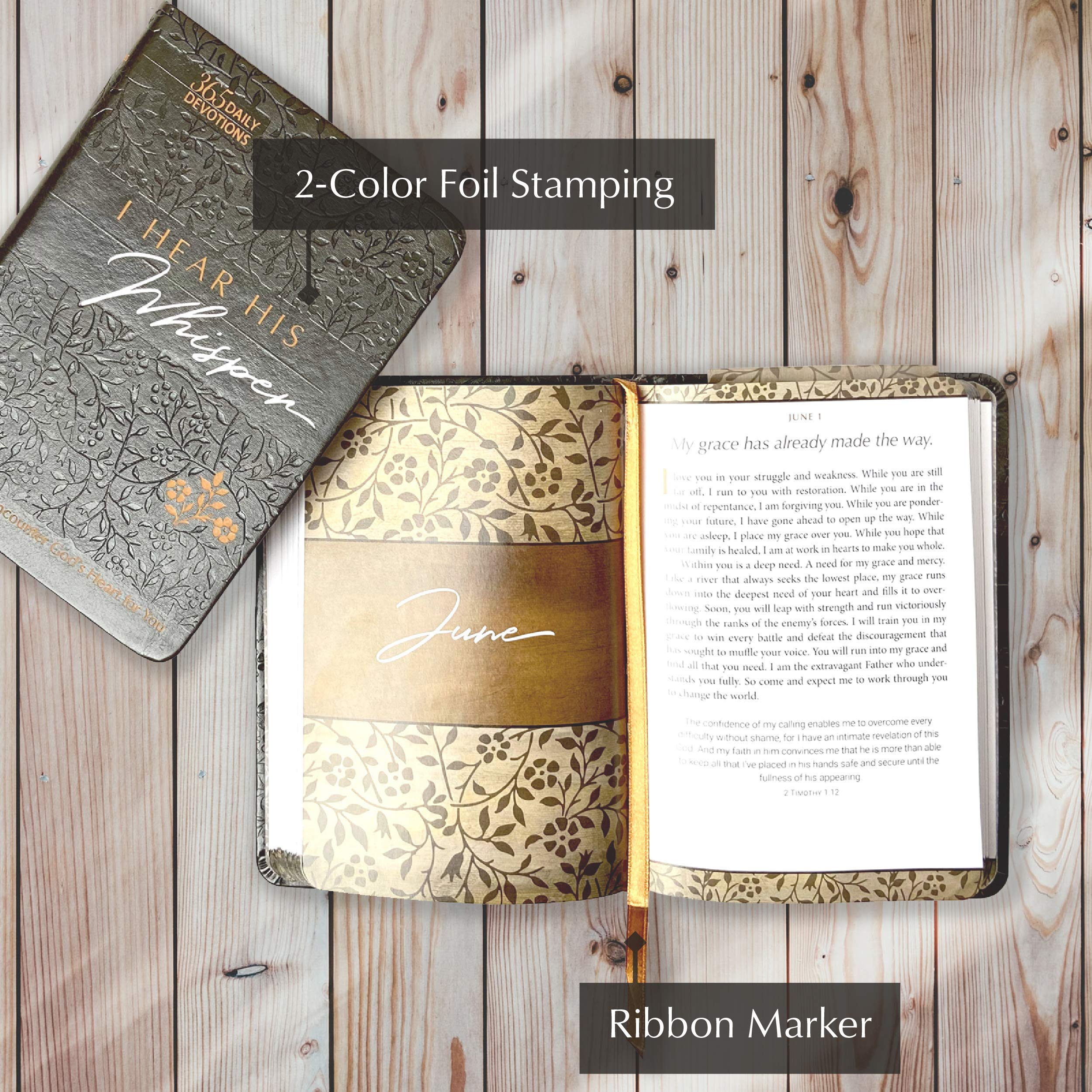 I Hear His Whisper: Encounter God's Heart for You, 365 Daily Devotions (The Passion Translation) (Imitation Leather) – Daily Messages of God's Love, ... More. (The Passion Translation Devotio used book depot