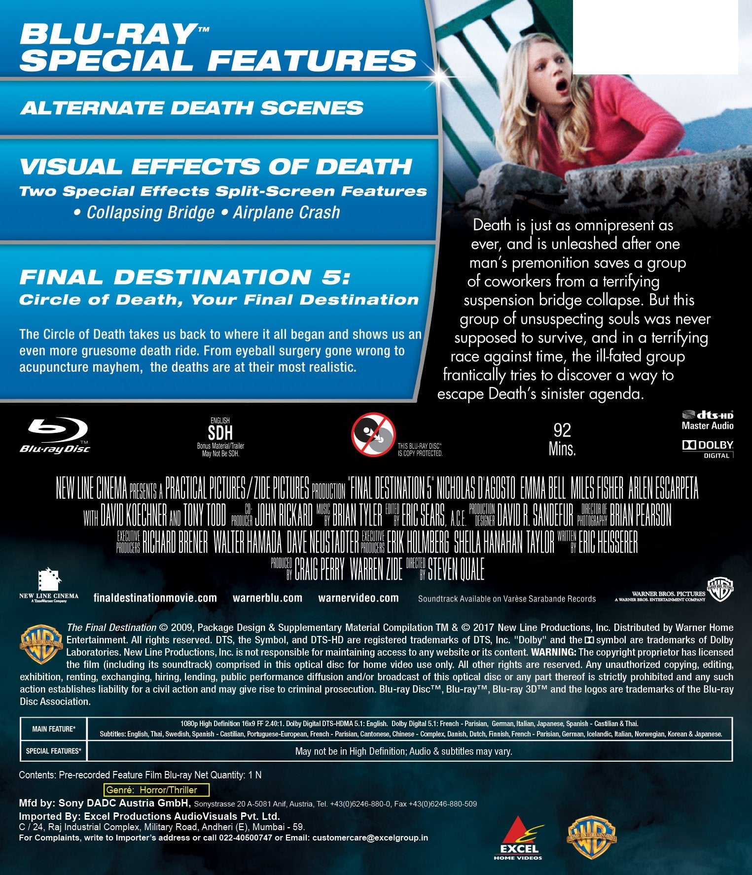 Final Destination 5 [Blu-ray] used book depot