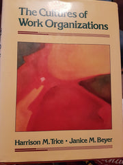 The Cultures of Work Organizations used book depot