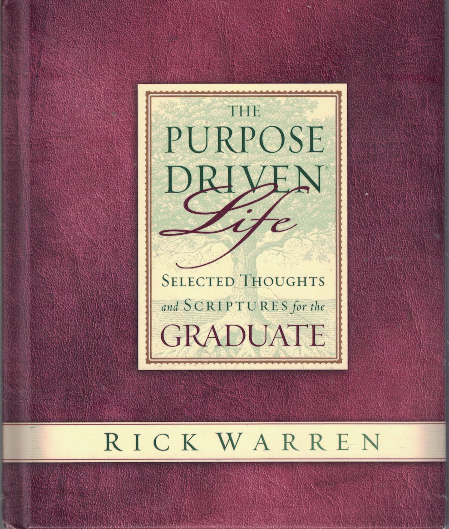 The Purpose Driven Life Selected Thoughts and Scriptures for the Graduate used book depot