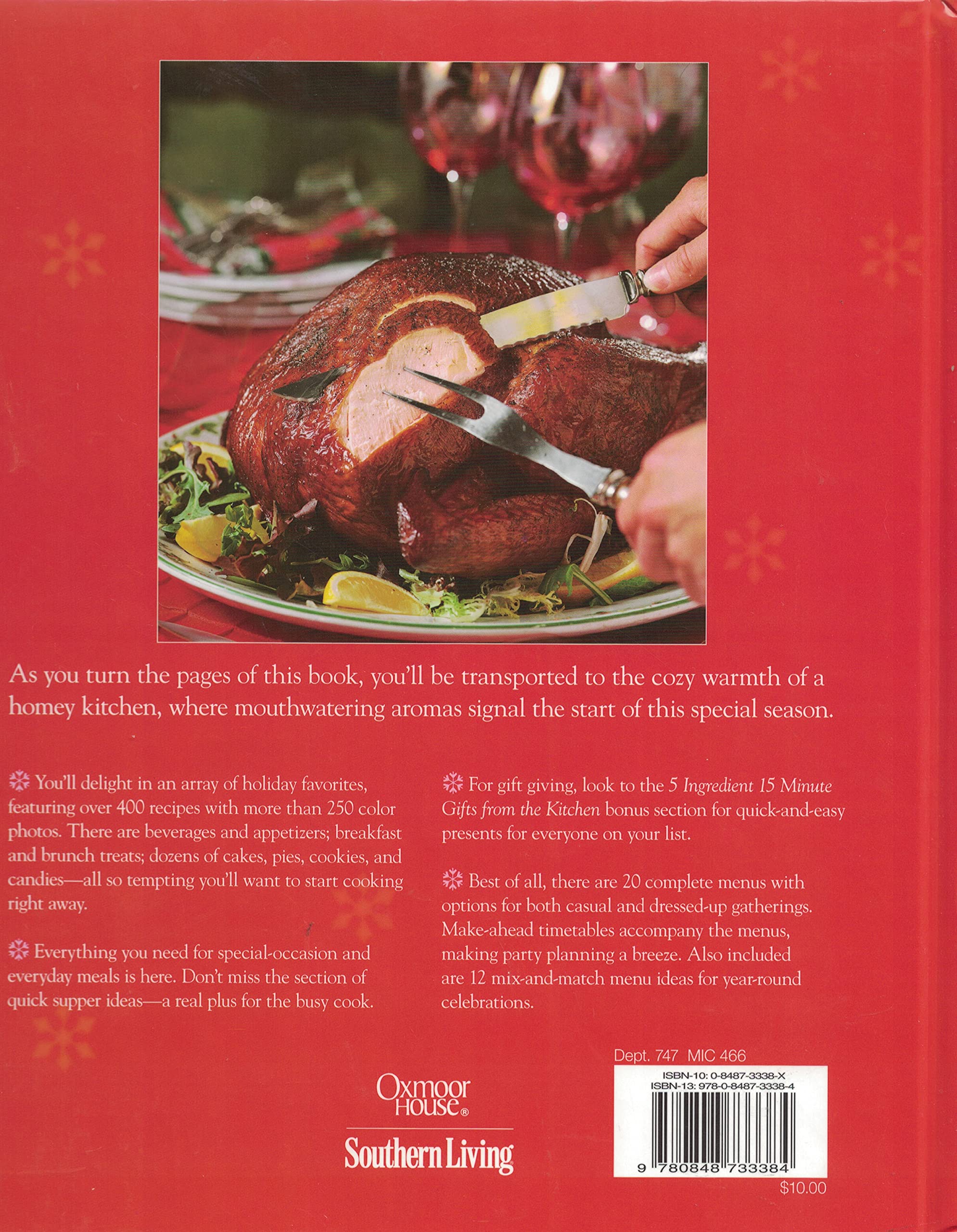 Southern Living Christmas Cookbook - Special Edition presented exclusively by Dillard's (Cookbooks) (2008-05-03) used book depot