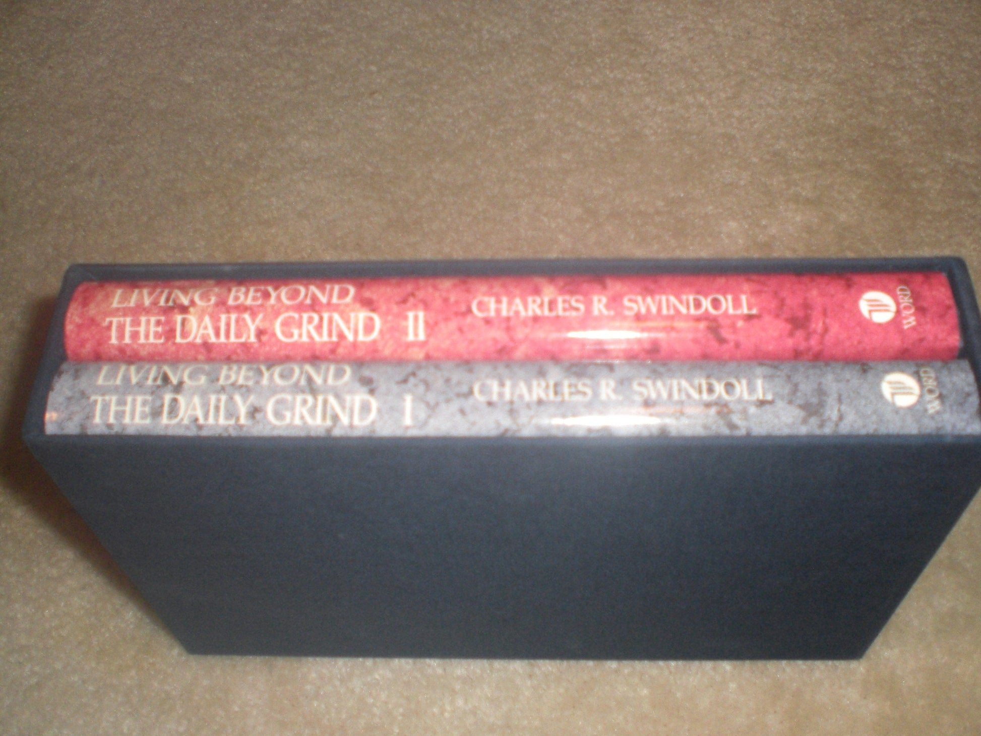 2 Hardbacks (Living Beyond the Daily Grind 1 & 2 in Slipcase) used book depot