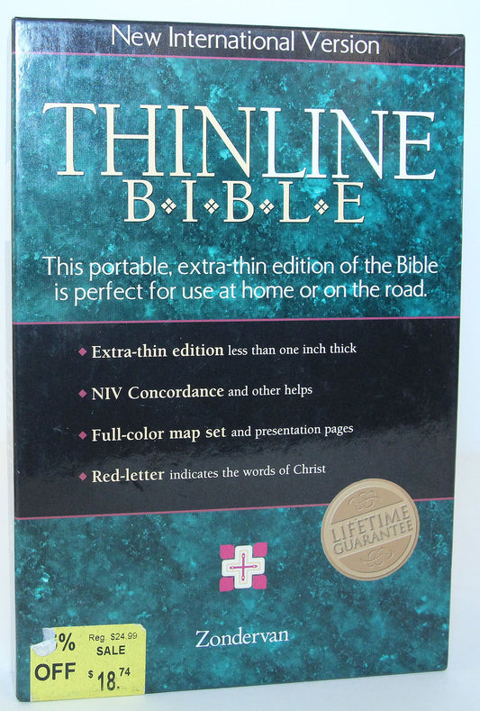NIV Thinline Bible, Black