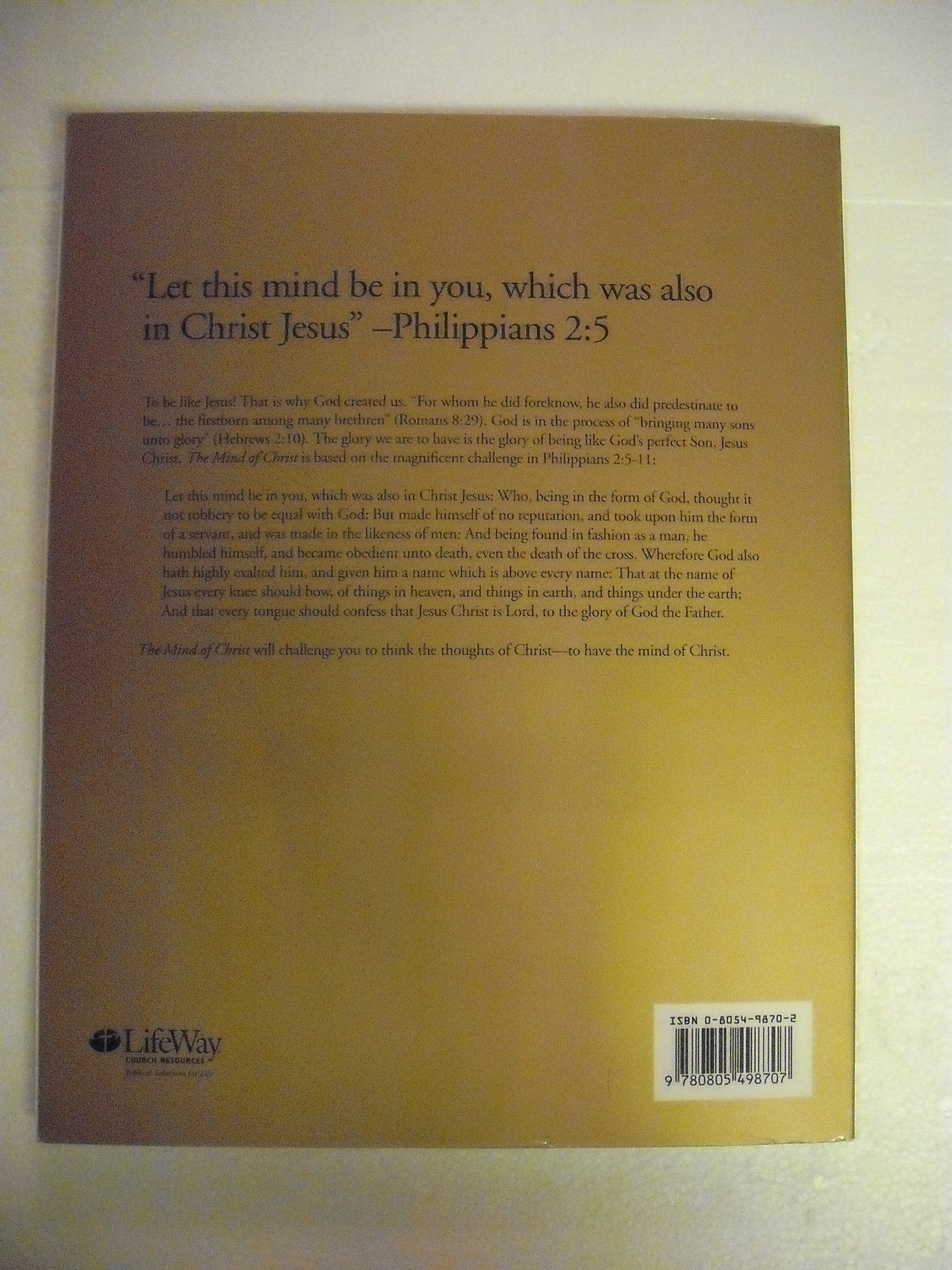Mind of Christ Work Book used book depot