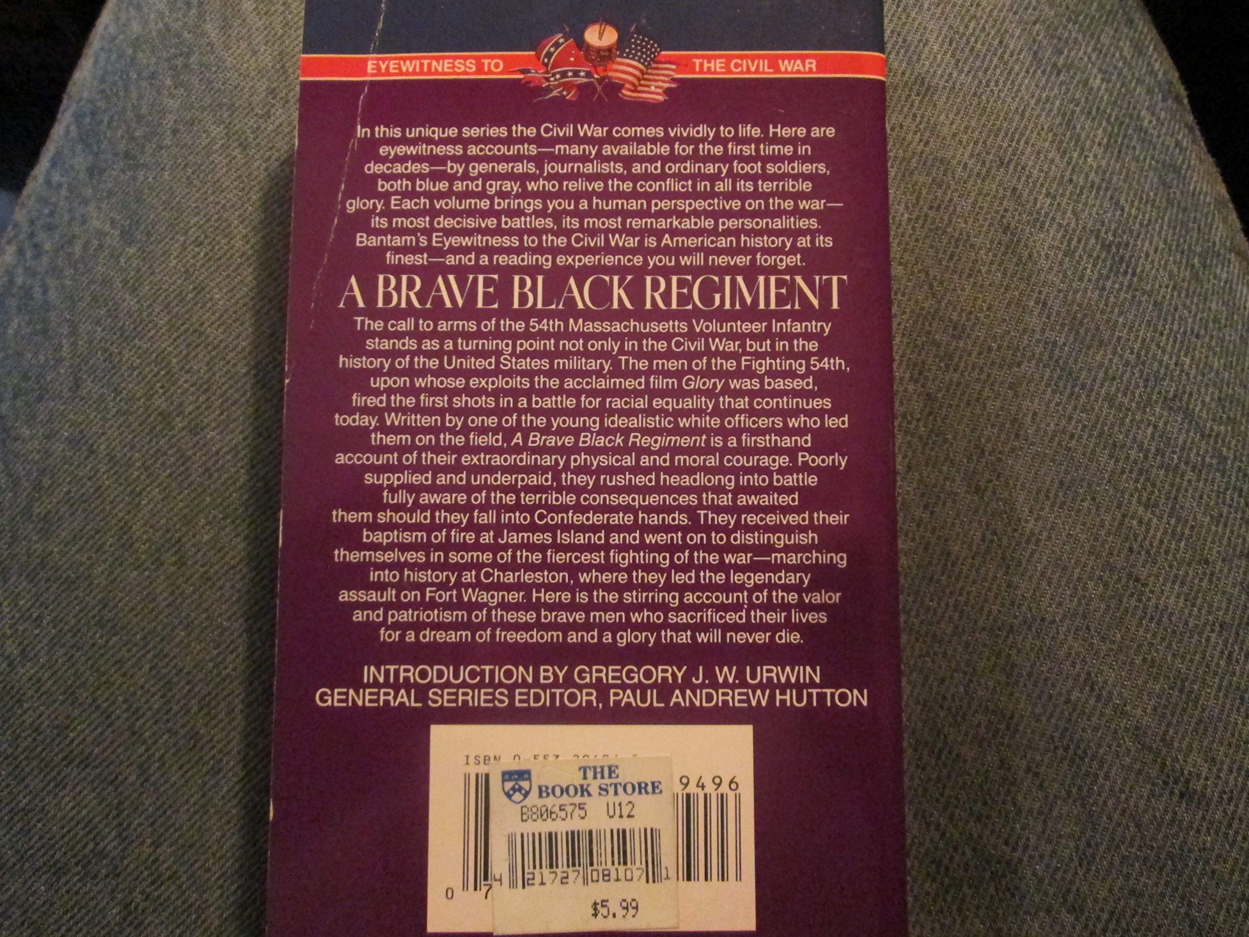 Brave Black Regiment, A used book depot