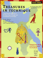 Treasures in Technique, Book Three - Lessons in Finger Strength and Independence (The FJH Piano Teaching Library, 3) used book depot