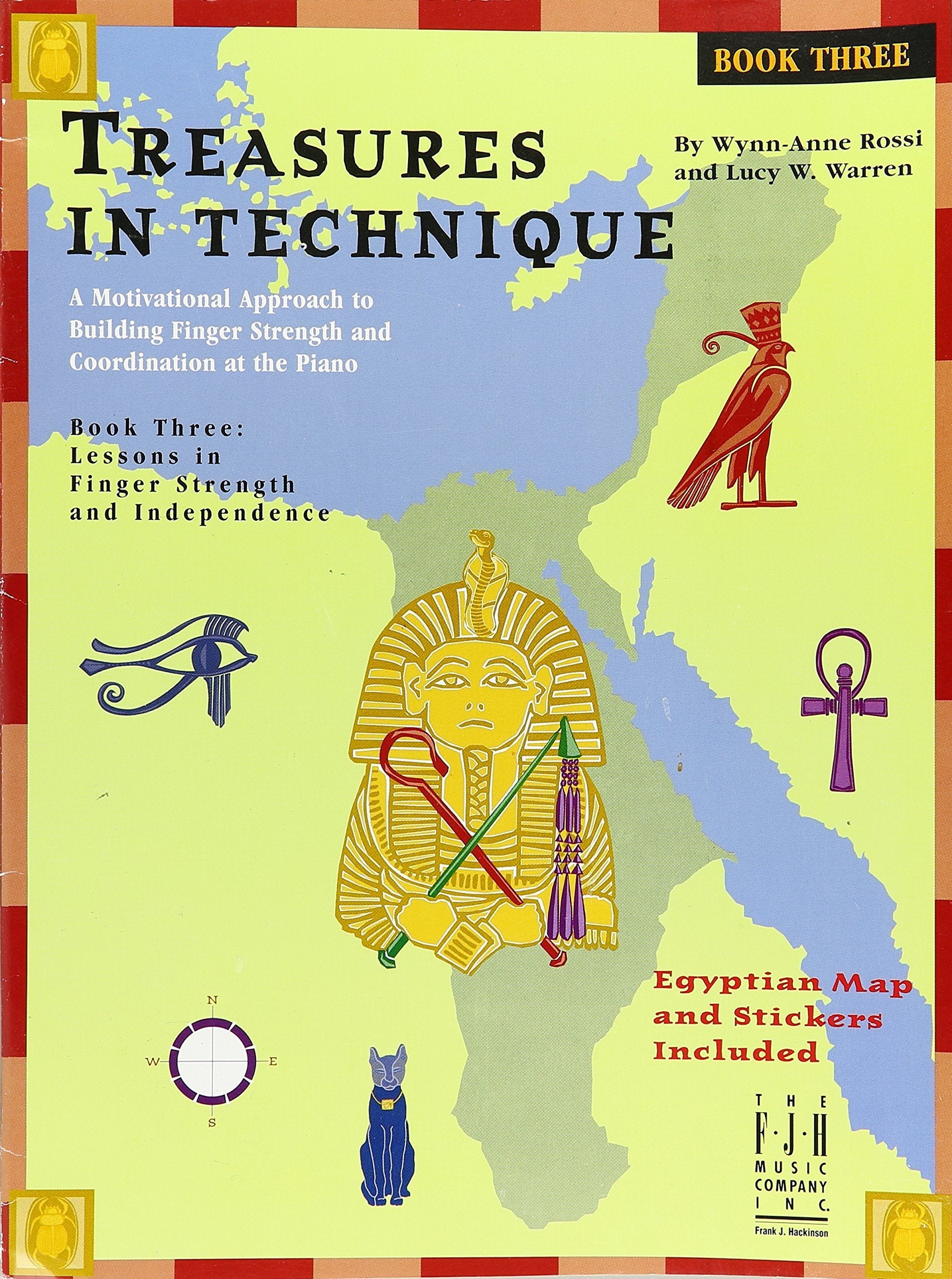 Treasures in Technique, Book Three - Lessons in Finger Strength and Independence (The FJH Piano Teaching Library, 3) used book depot