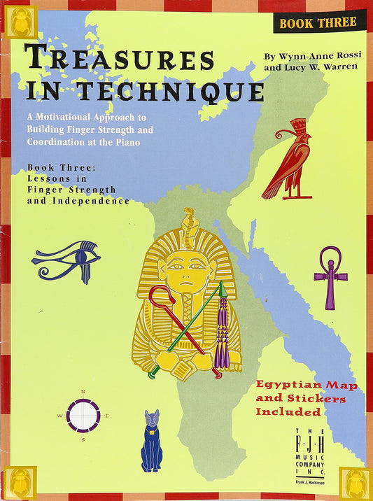 Treasures in Technique  Lessons in Finger Strength and Independence Fjh Piano Teaching Library, 3 [Paperback] Rossi, WynnAnne and Warren, Lucy W