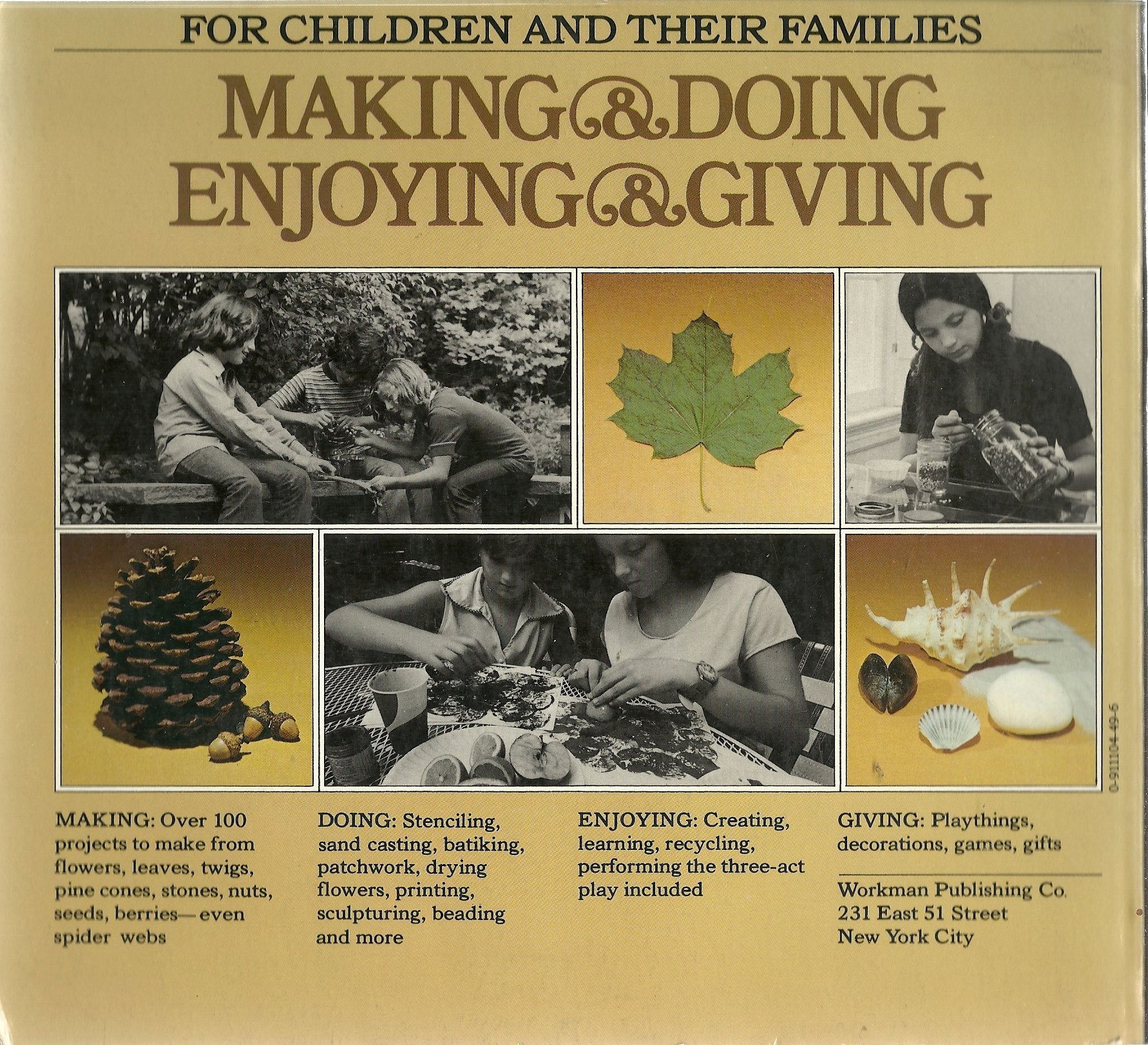 Snips and Snails and Walnut Whales: Nature Crafts for Children used book depot