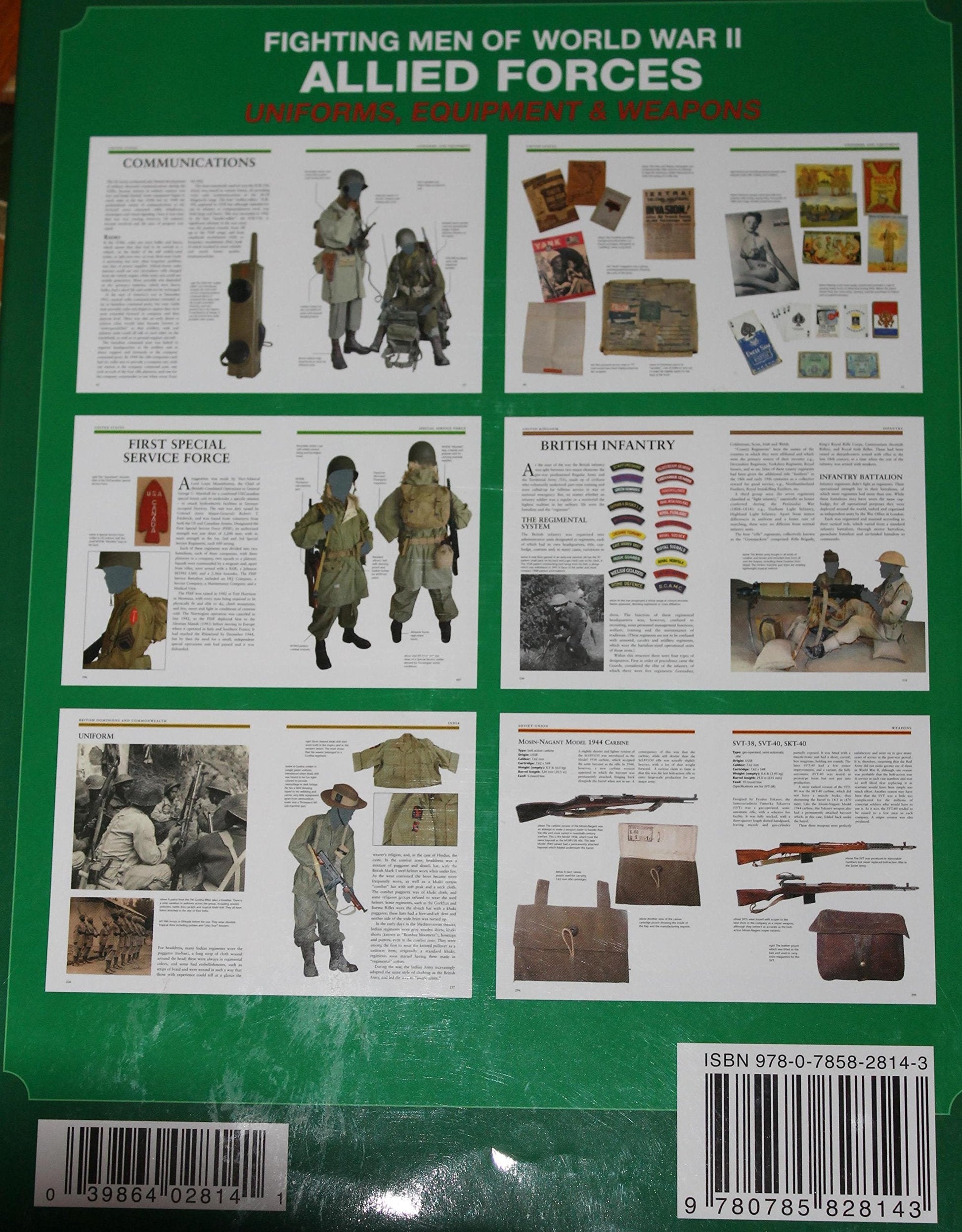 Fighting Men of World War II Allied Forces: Uniforms, Equipment & Weapons used book depot