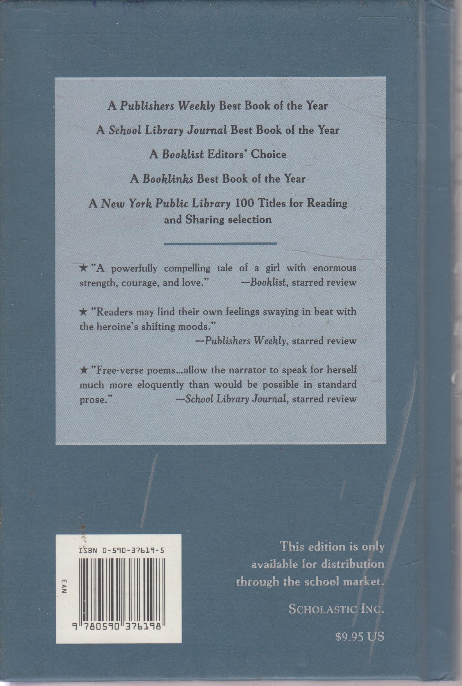 Out of the Dust: A Novel used book depot