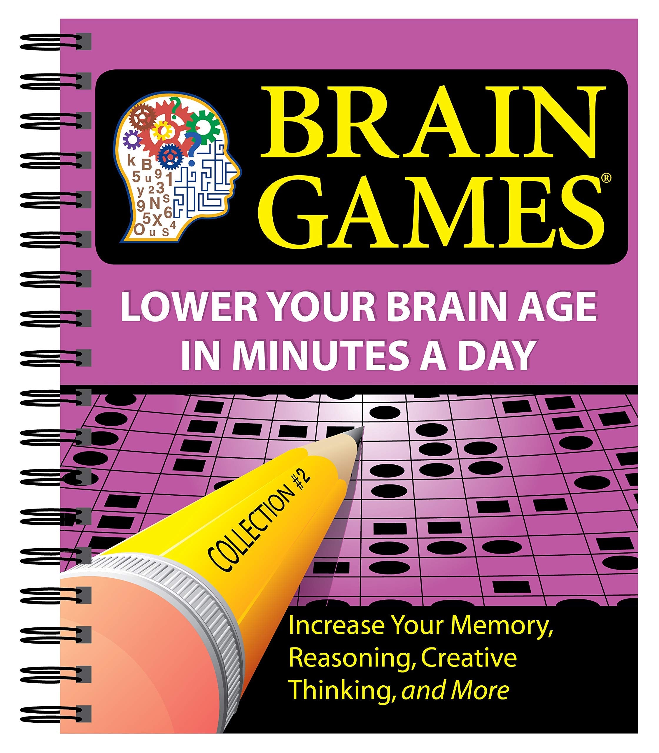 Brain Games #2: Lower Your Brain Age in Minutes a Day used book depot
