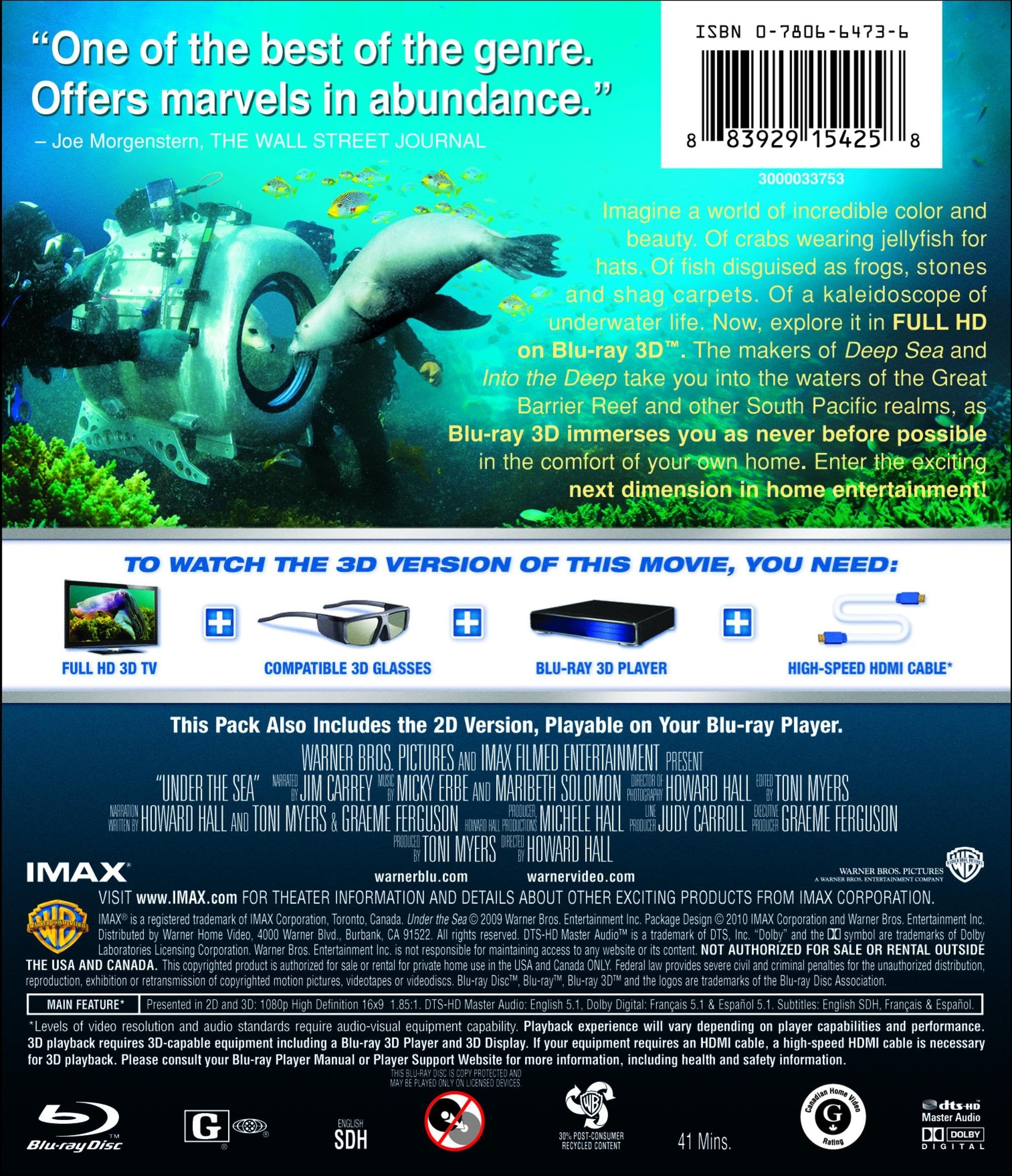 IMAX: Under the Sea 3D (Single-Disc Blu-ray 3D/Blu-ray Combo)