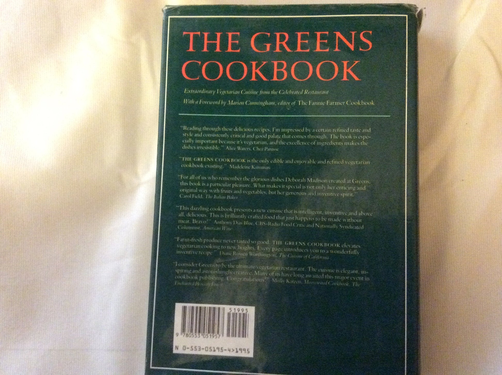 The Greens Cookbook: Extraordinary Vegetarian Cuisine from the Celebrated Restaurant used book depot
