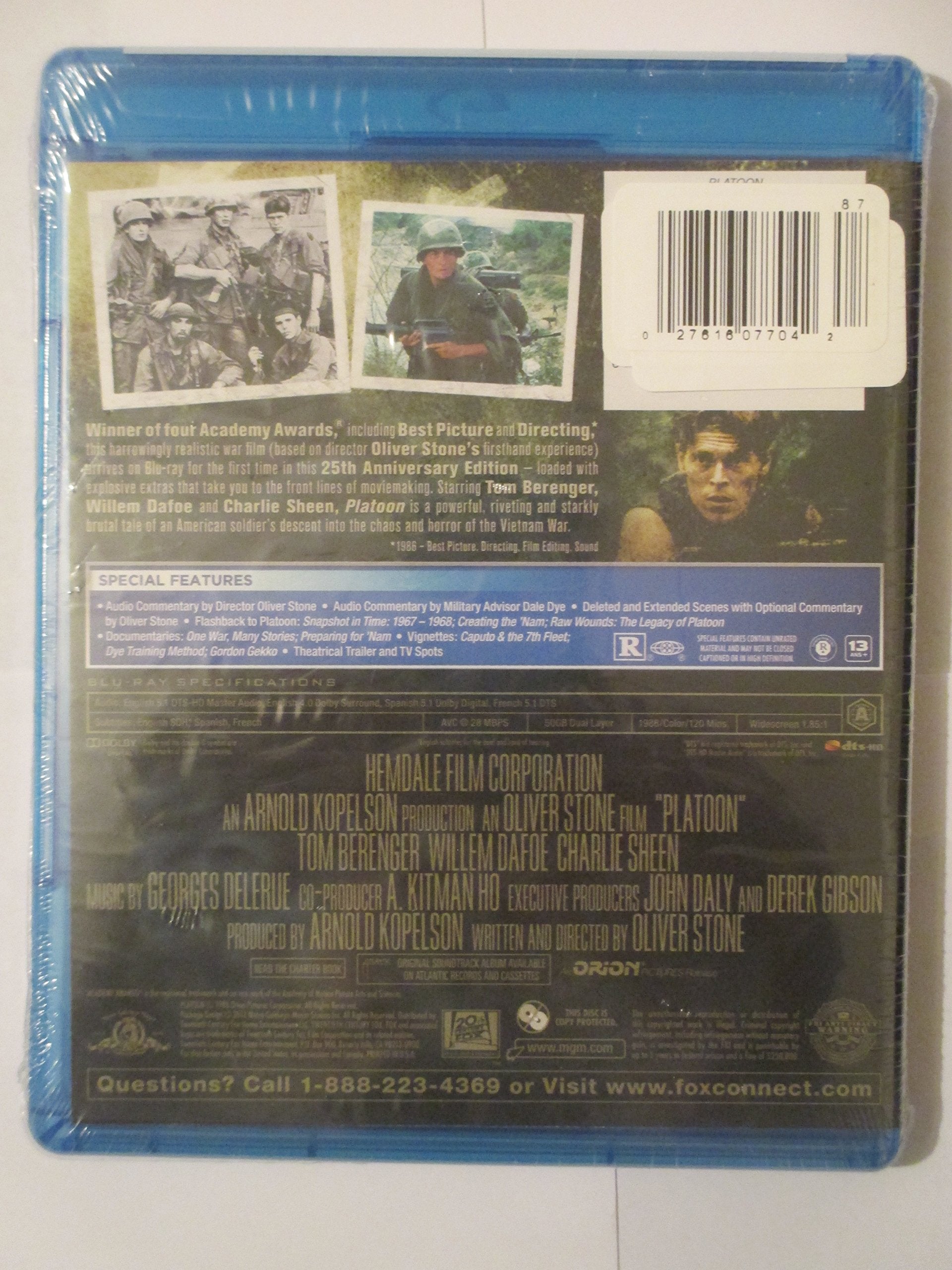 Platoon (WS/BD) [Blu-ray]