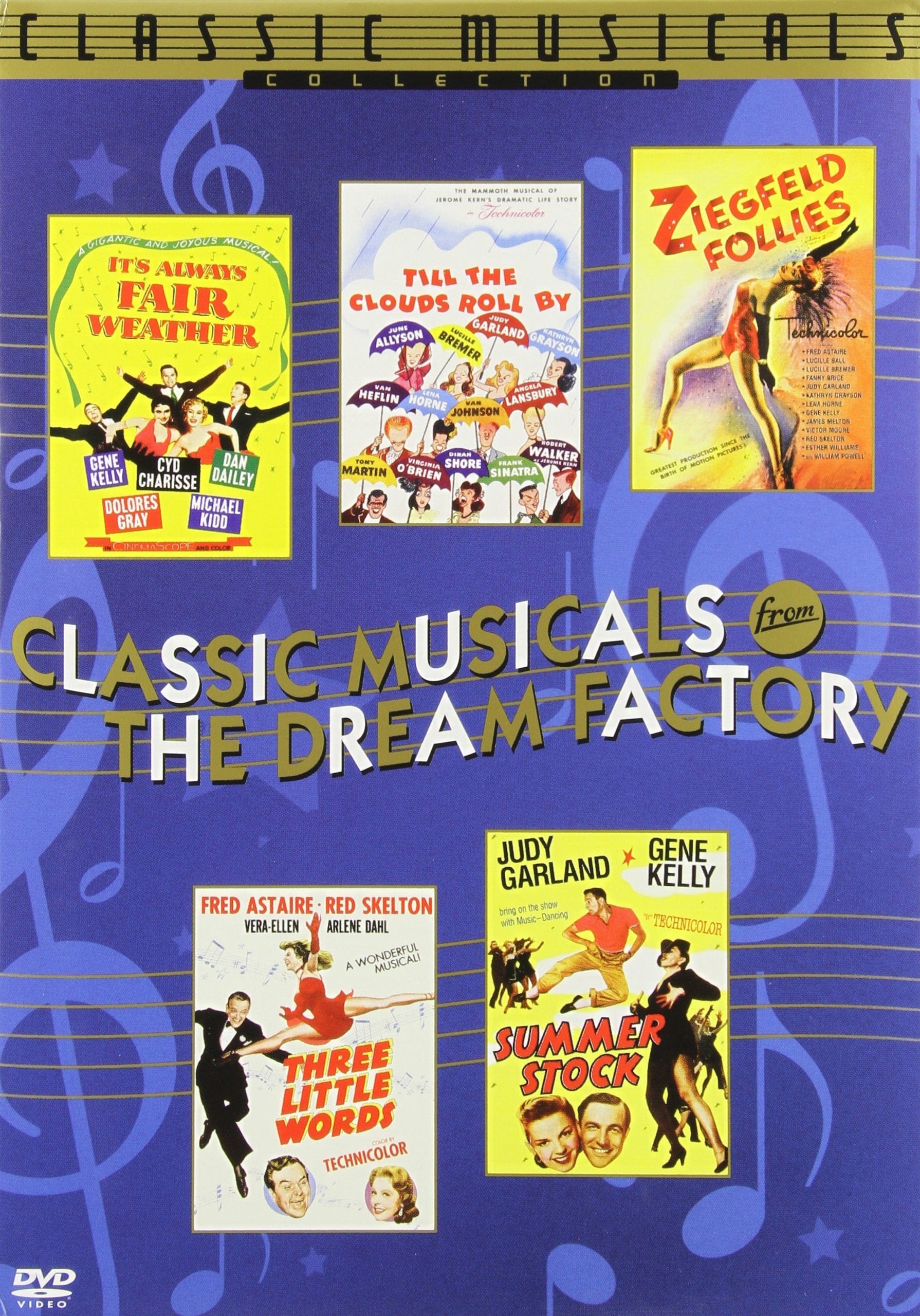 Classic Musicals from the Dream Factory, Vol. 1 (Ziegfeld Follies / Till the Clouds Roll By / Three Little Words / Summer Stock / It's Always Fair Weather) used book depot