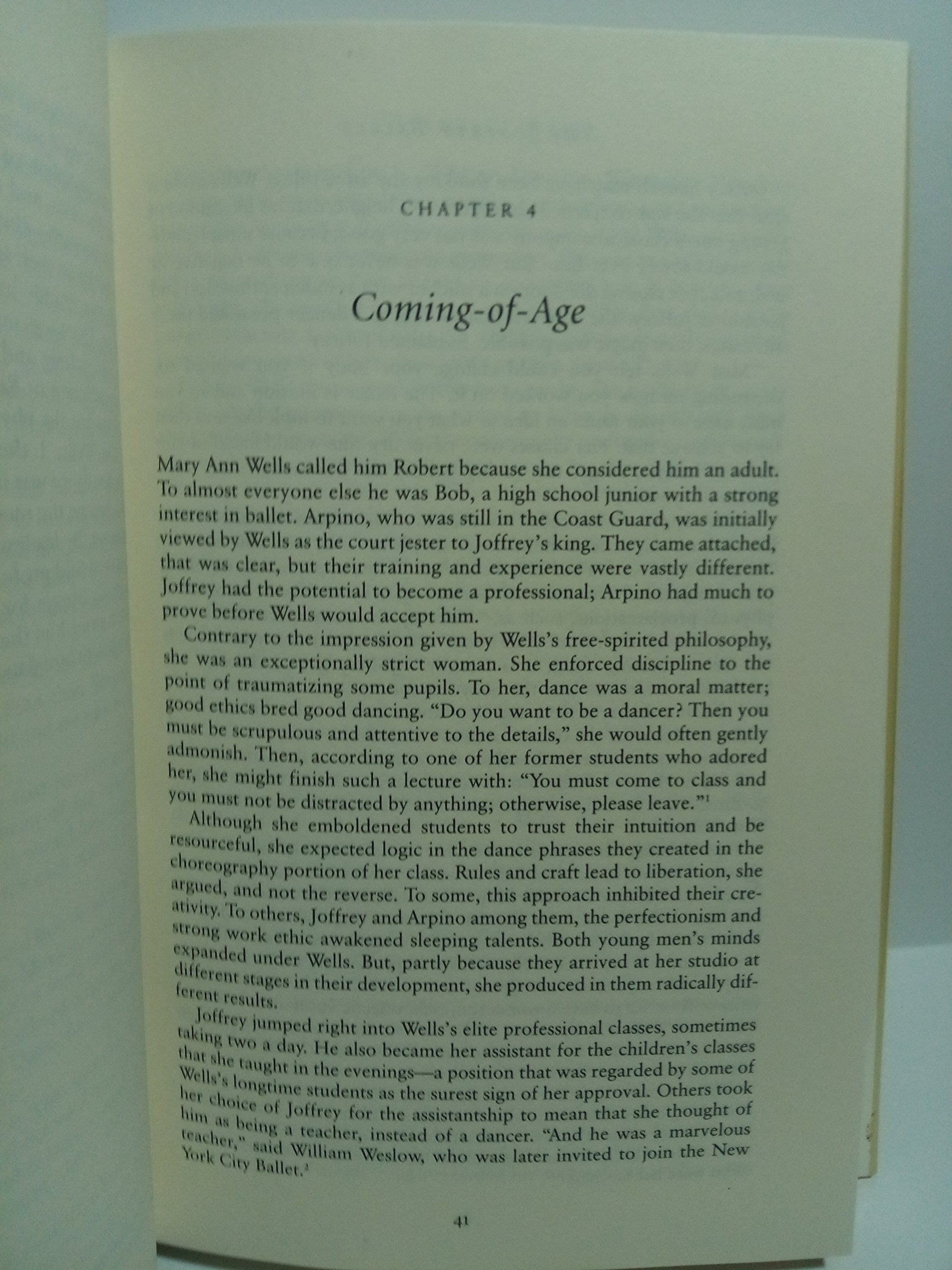 The JOFFREY BALLET: Robert Joffrey and the Making of An American Dance Company used book depot