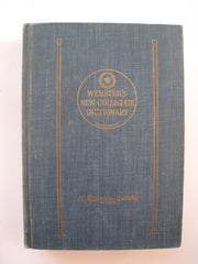Thin Paper Webster's New Collegiate Dictionary:1961 Edition used book depot