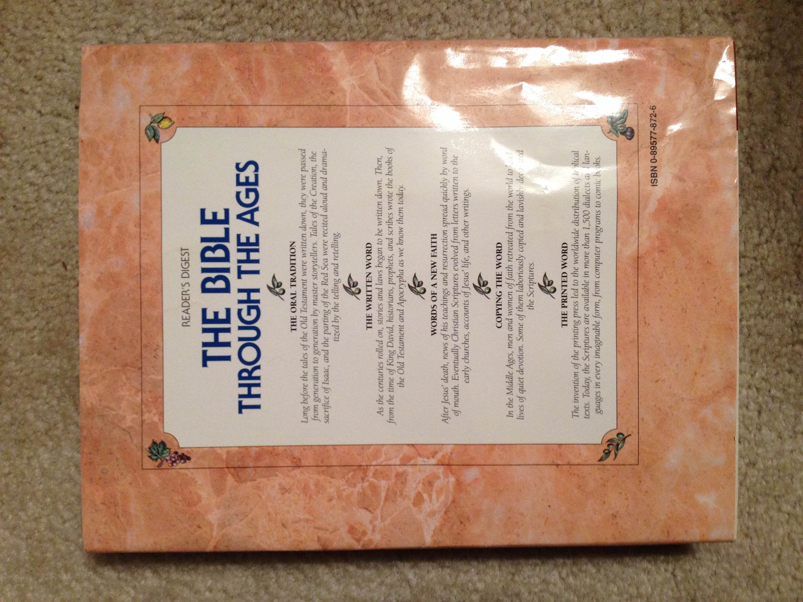 The Bible through the Ages used book depot