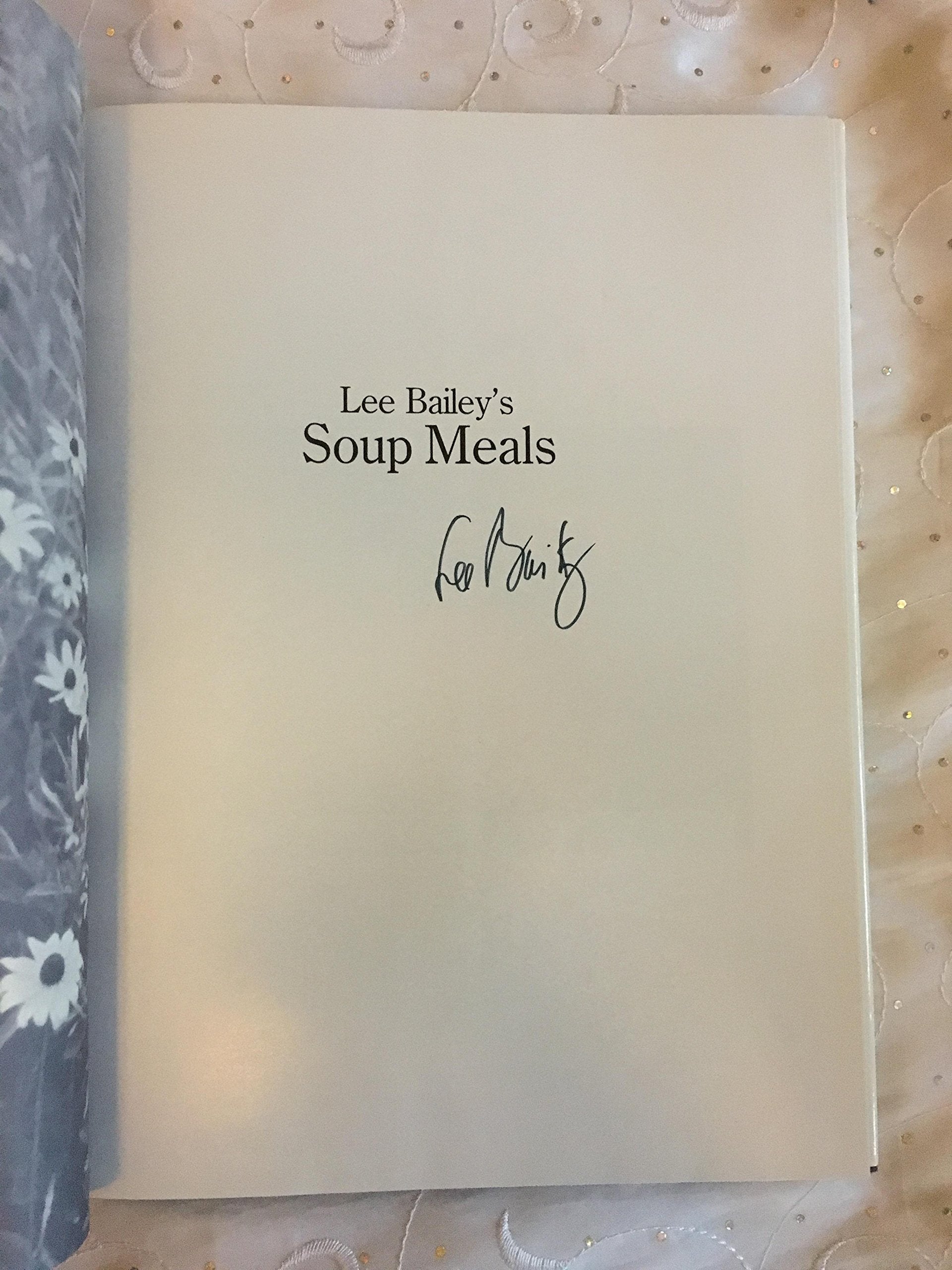 Lee Bailey's Soup Meals used book depot