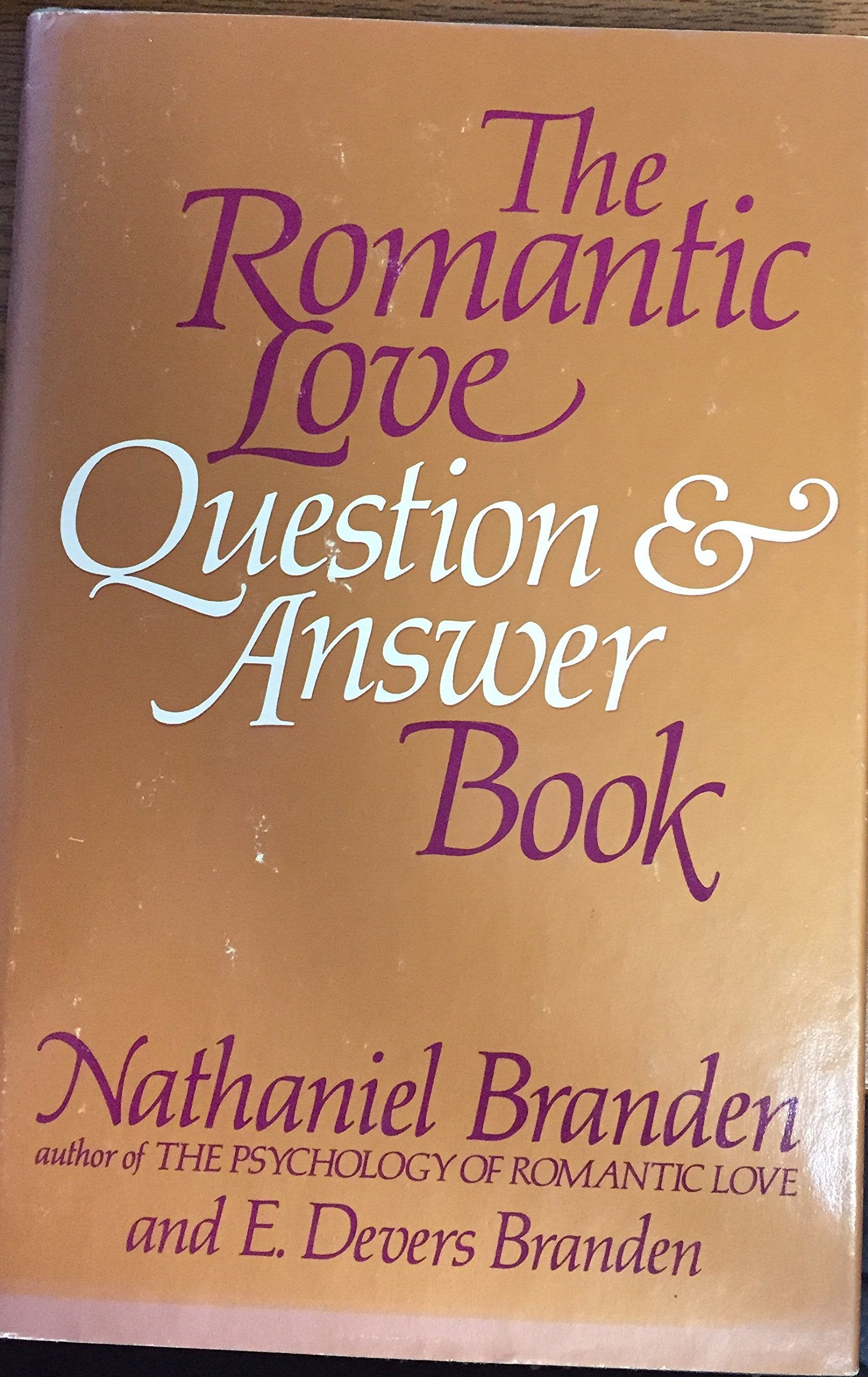 The Romantic Love Question and Answer Book used book depot