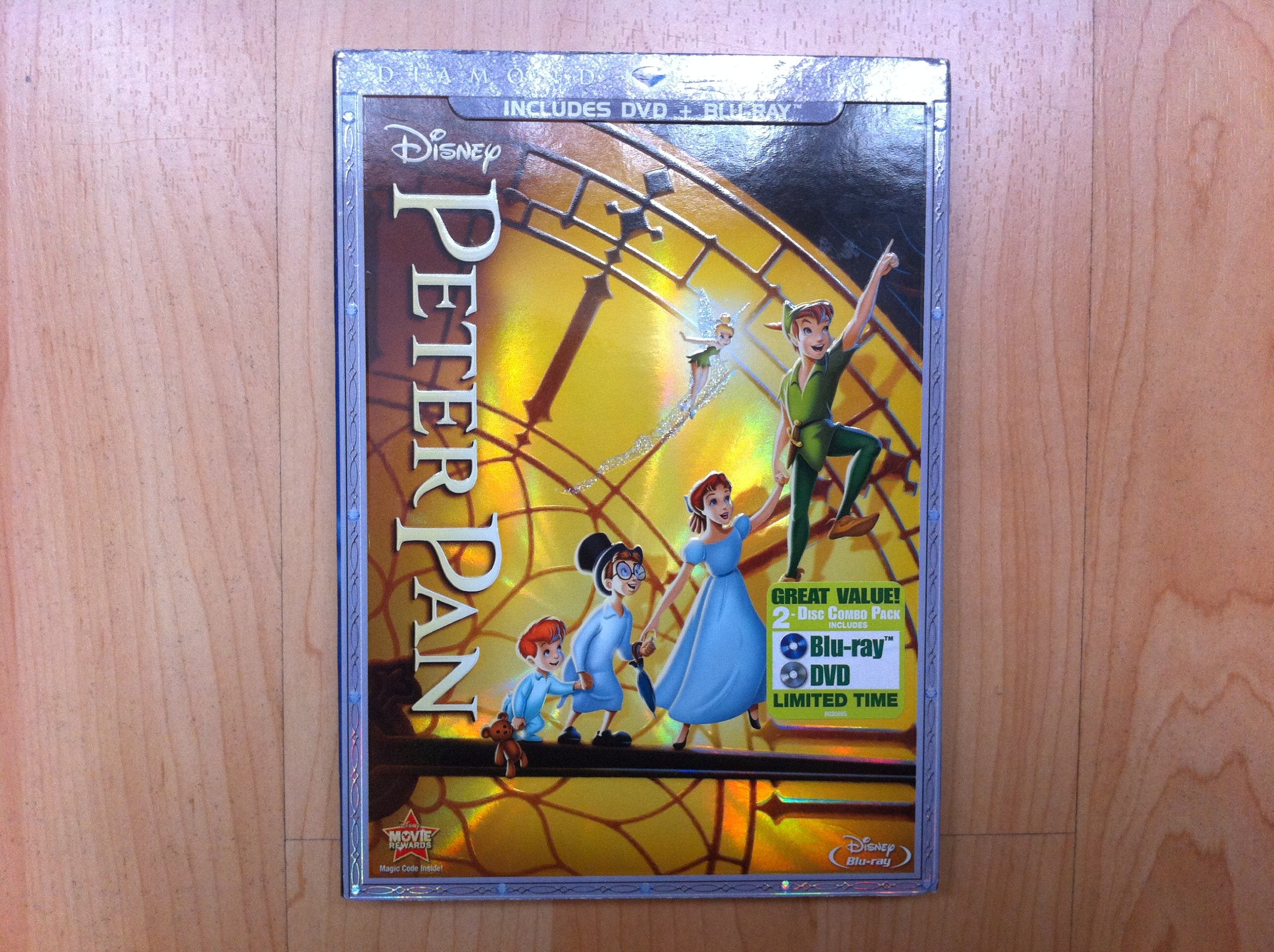 Peter Pan (Two-Disc Diamond Edition Blu-ray/DVD Combo in DVD Packaging) used book depot