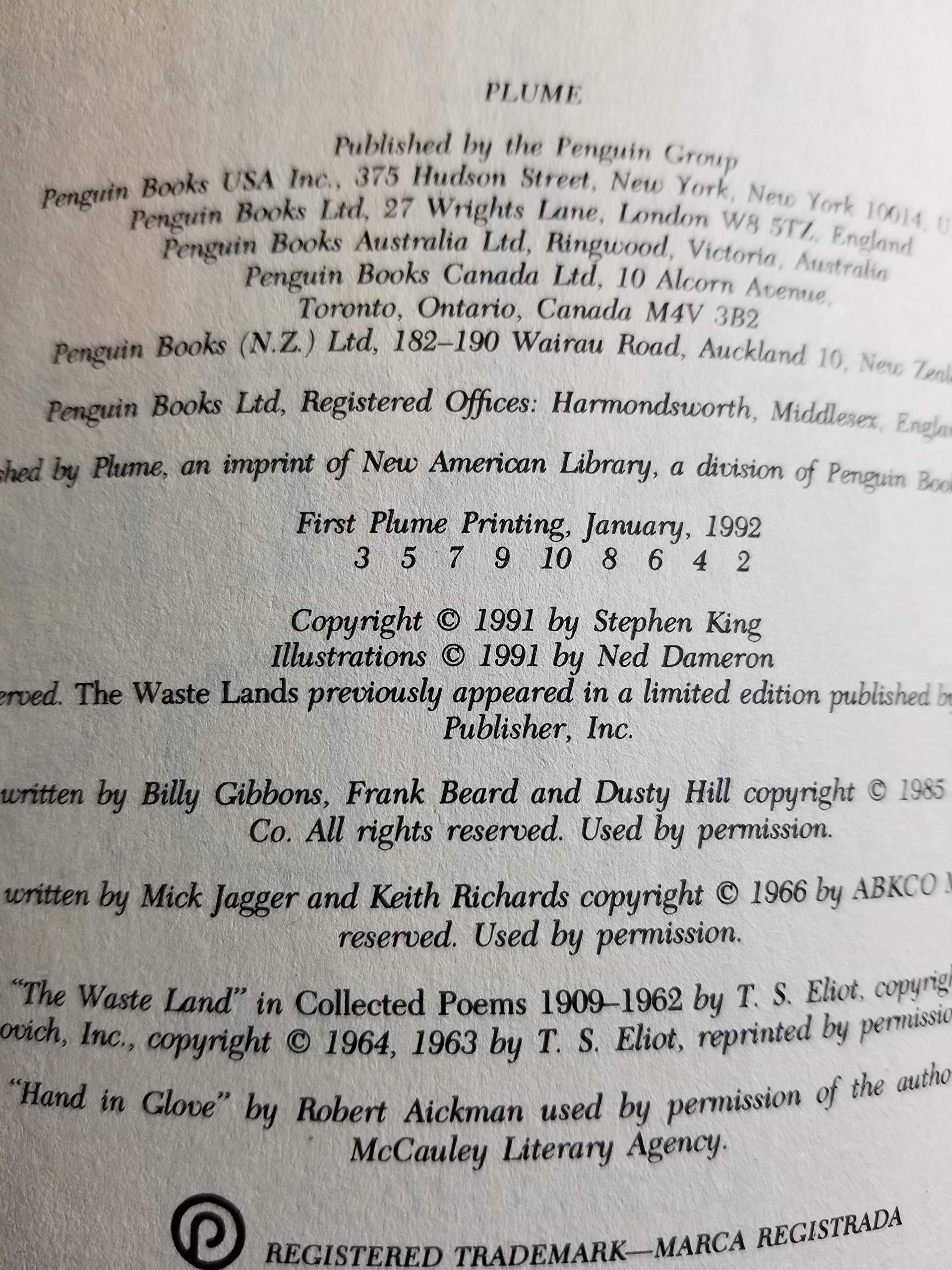The Waste Lands: The Dark Tower Book III used book depot