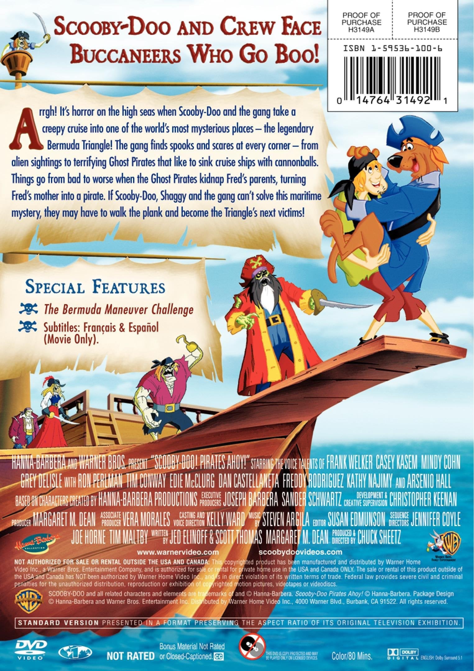 Scooby-Doo! Pirates Ahoy! (DVD) used book depot