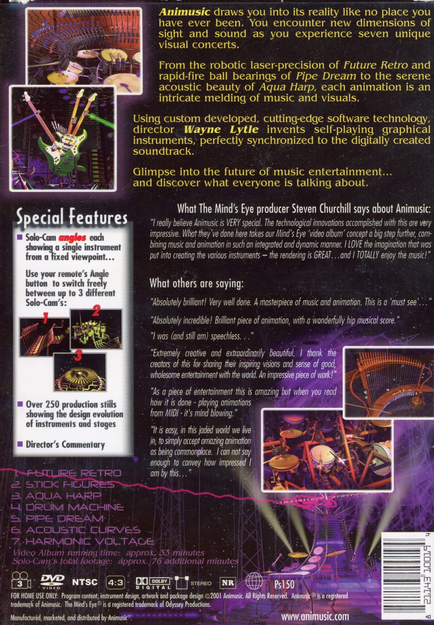 Animusic - A Computer Animation Video Album (Special Edition) used book depot