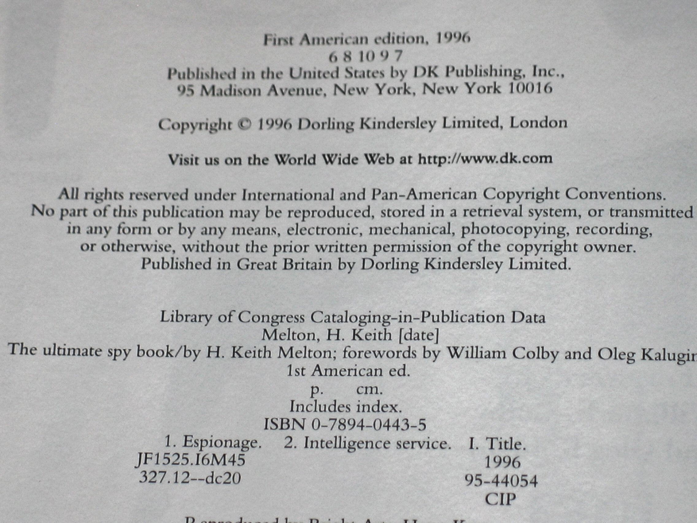 The Ultimate Spy Book used book depot
