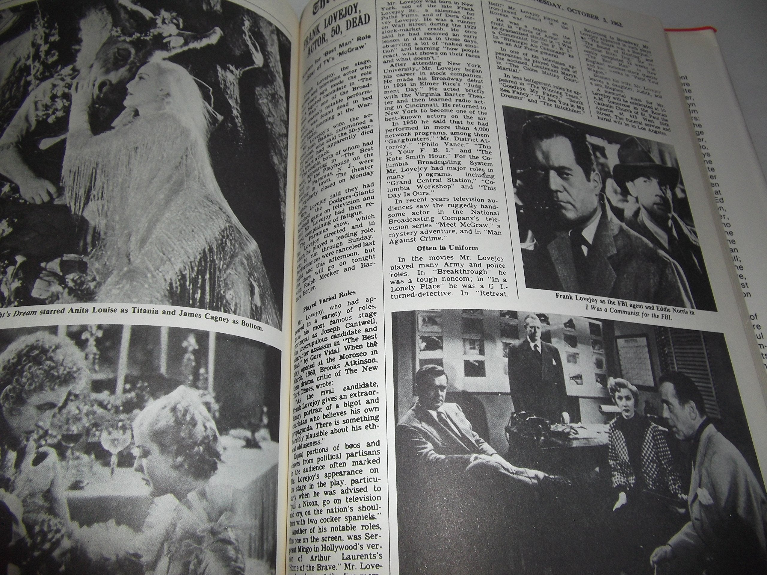Hollywood Album 2: Lives and Deaths of Hollywood Stars from the Pages of the New York Times used book depot