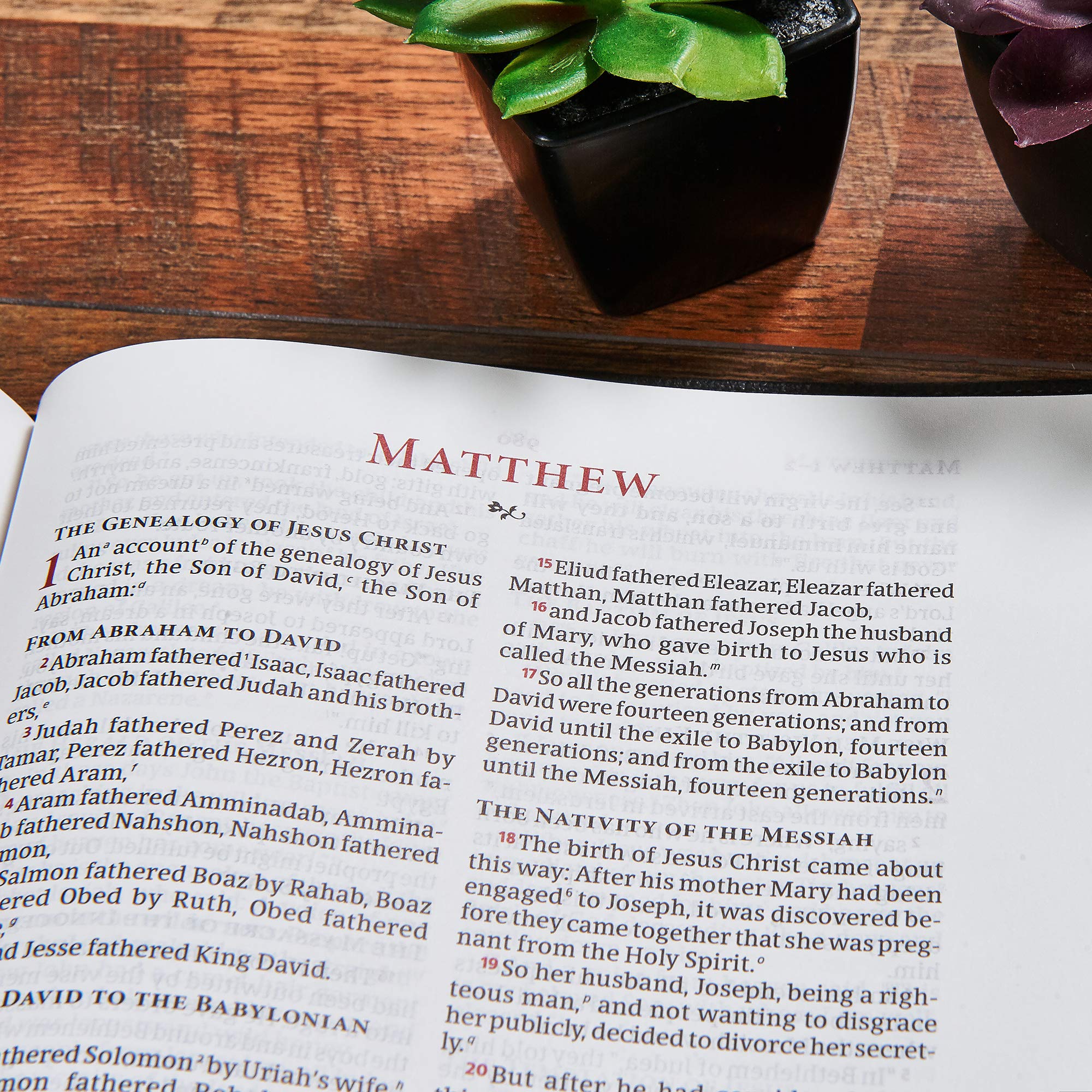CSB Verse-by-Verse Reference Bible, Holman Handcrafted Collection, Black Premium Goatskin, Black Letter, Presentation Page, Cross-References, Full-Color Maps, Easy-to-Read Bible Serif Type used book depot