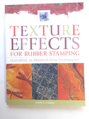Texture Effects for Rubber Stamping used book depot