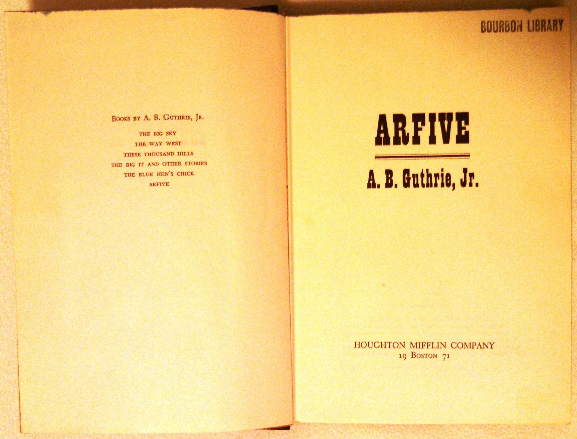 ARFIVE. used book depot