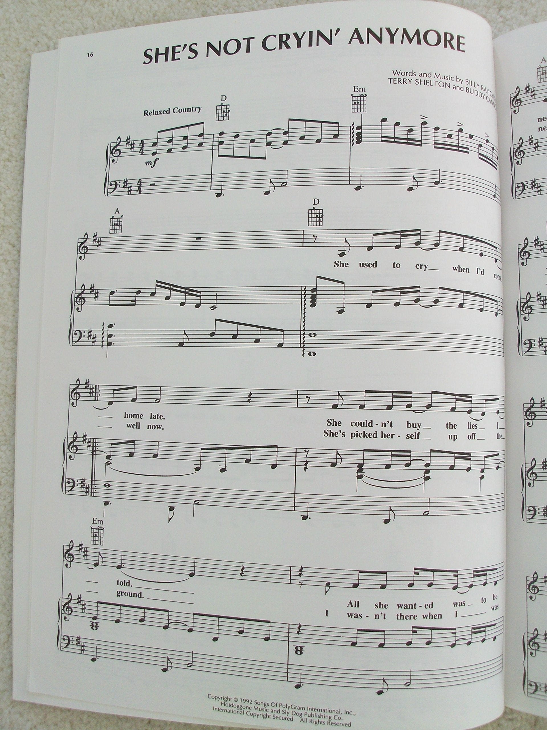 Billy Ray Cyrus - Some Gave All (Songbook) used book depot