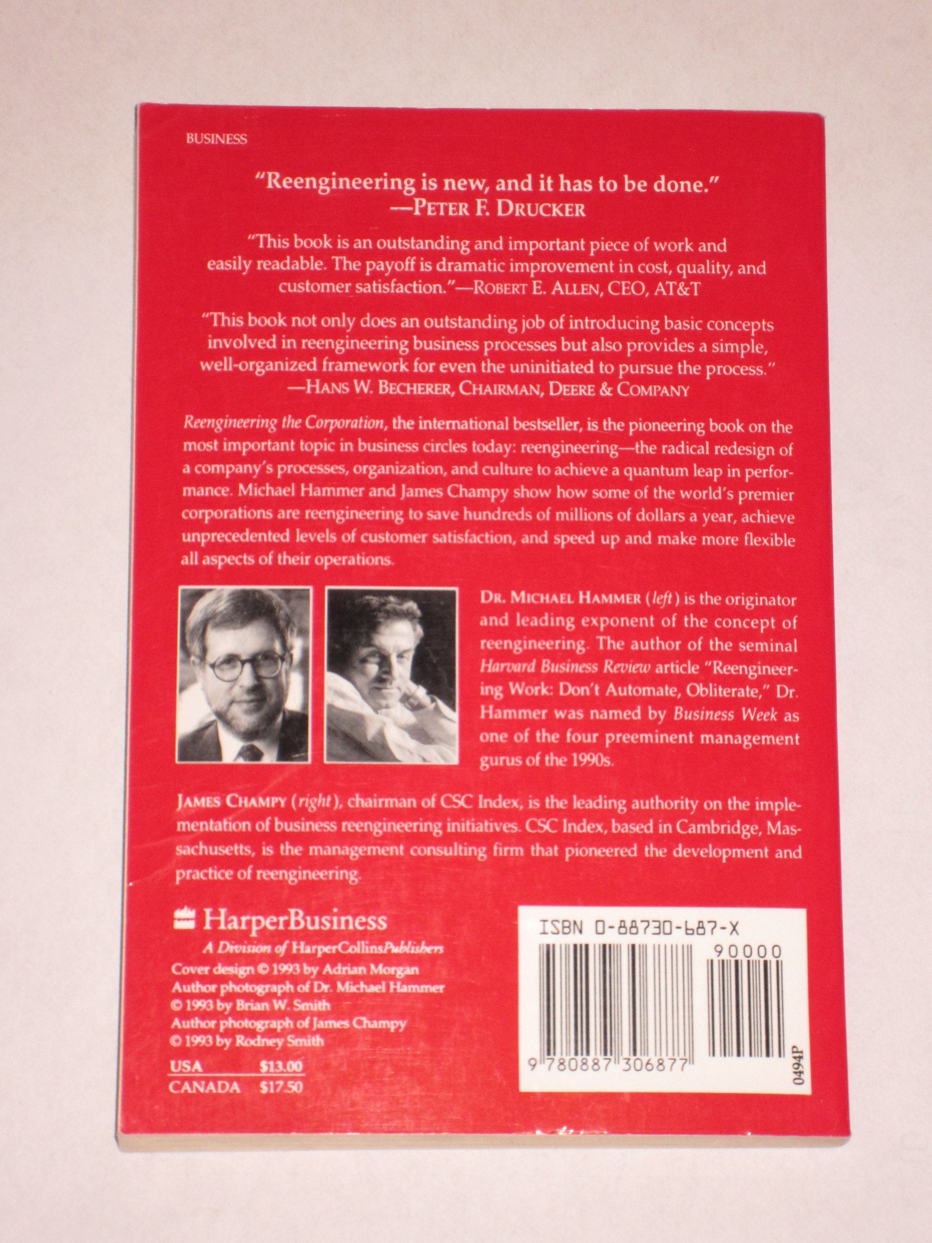 Reengineering the Corporation used book depot