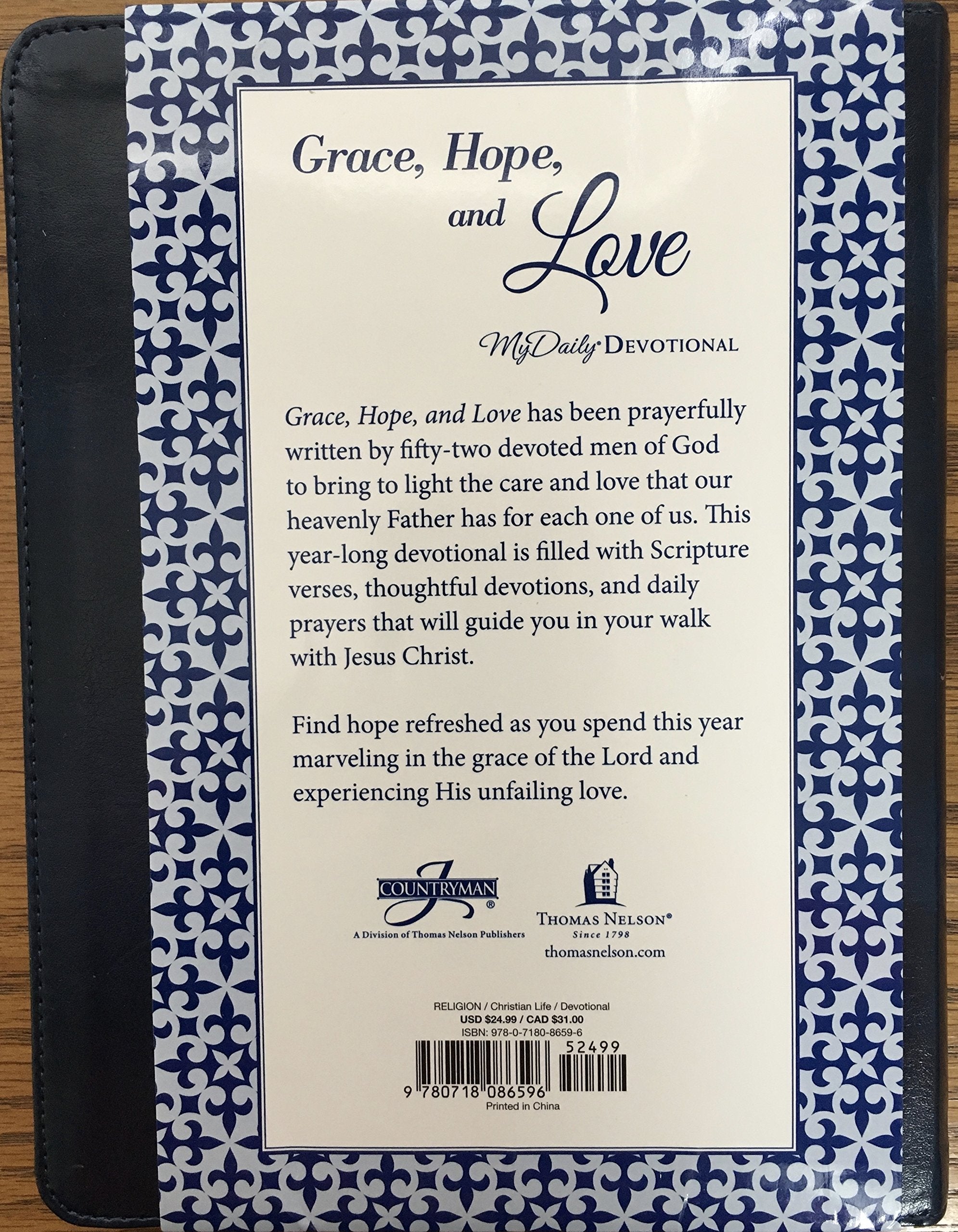Grace, Hope, and Love: My Daily Devotional used book depot